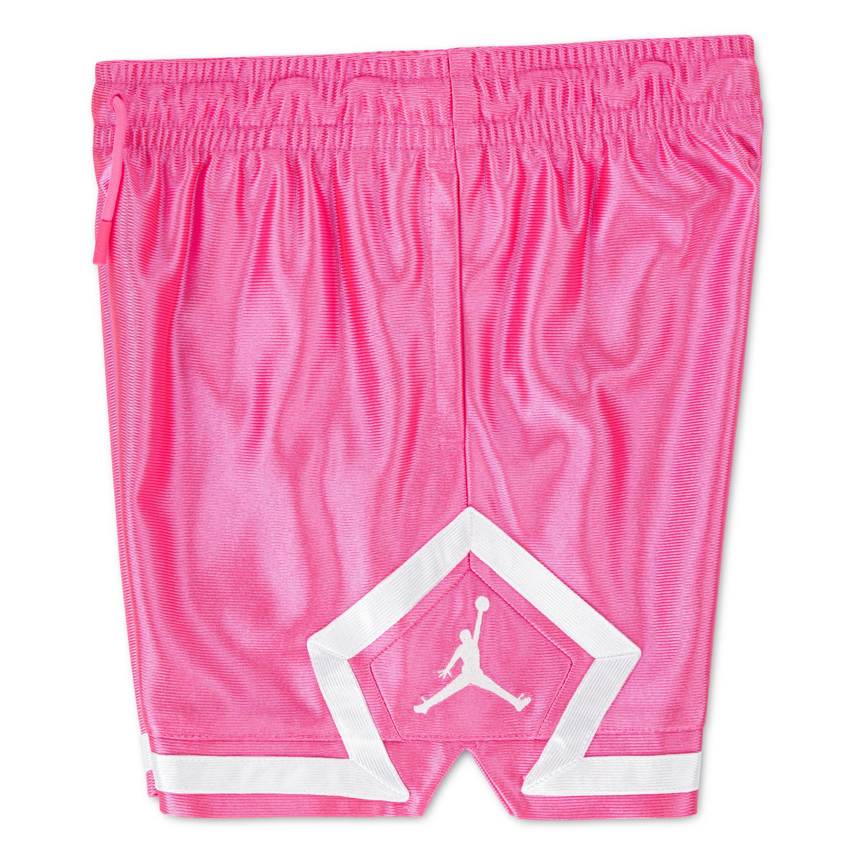 Jordan Durahsheen Diamond Big Girls' Pink Shorts