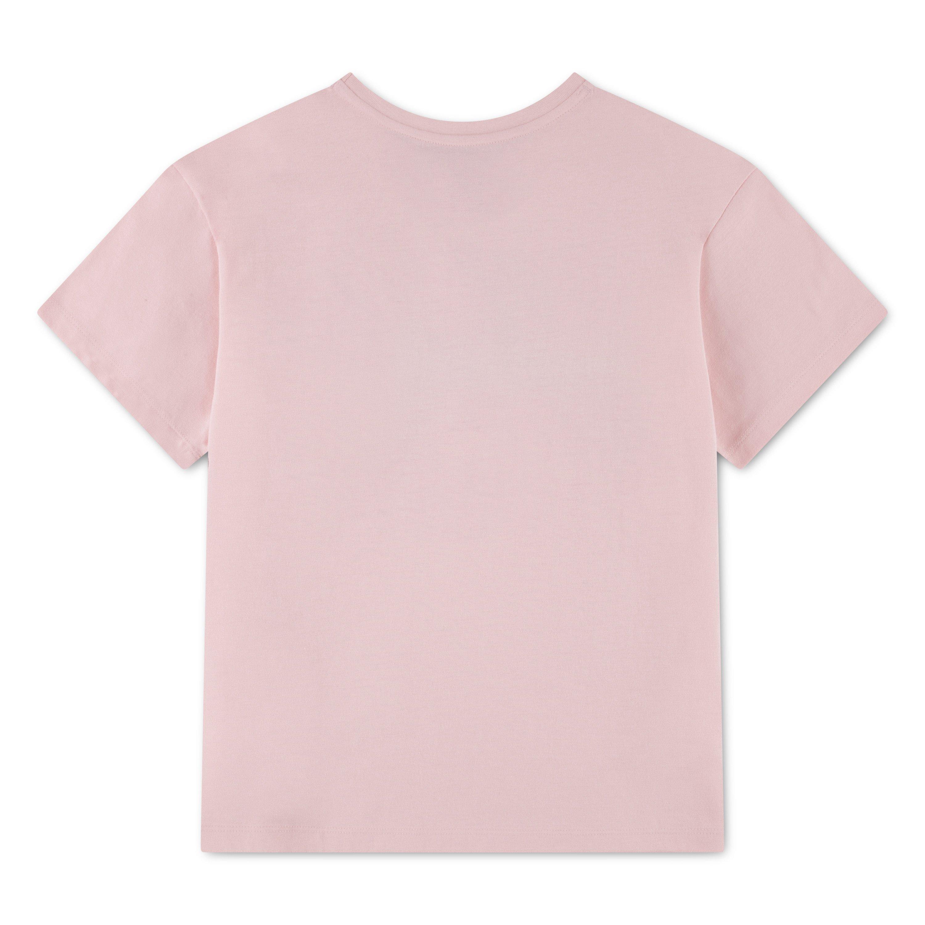 Jordan Big Girls' Pink Floral Flight Tee - PINK Thumbnail View 7