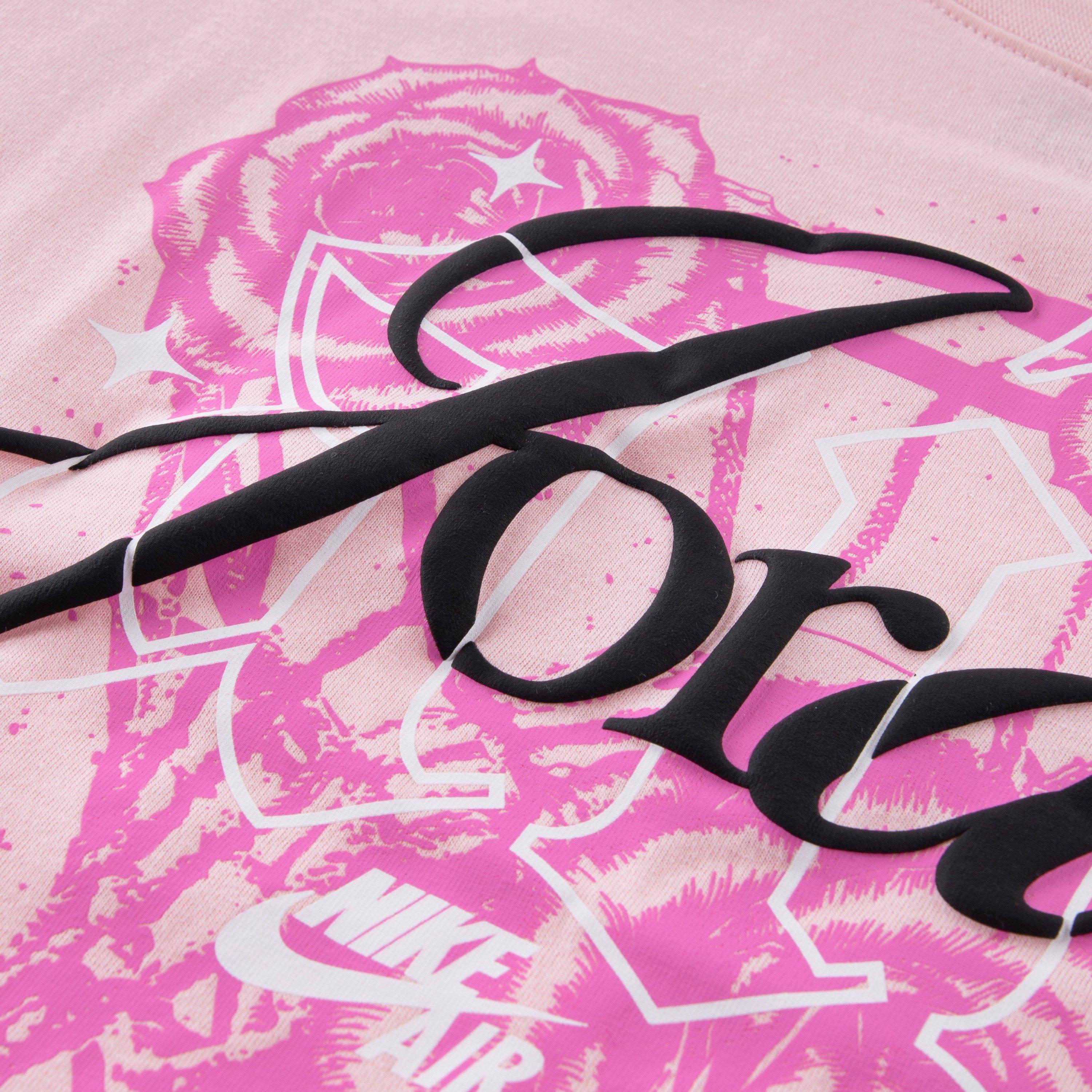 Jordan Big Girls' Pink Floral Flight Tee - PINK Thumbnail View 8