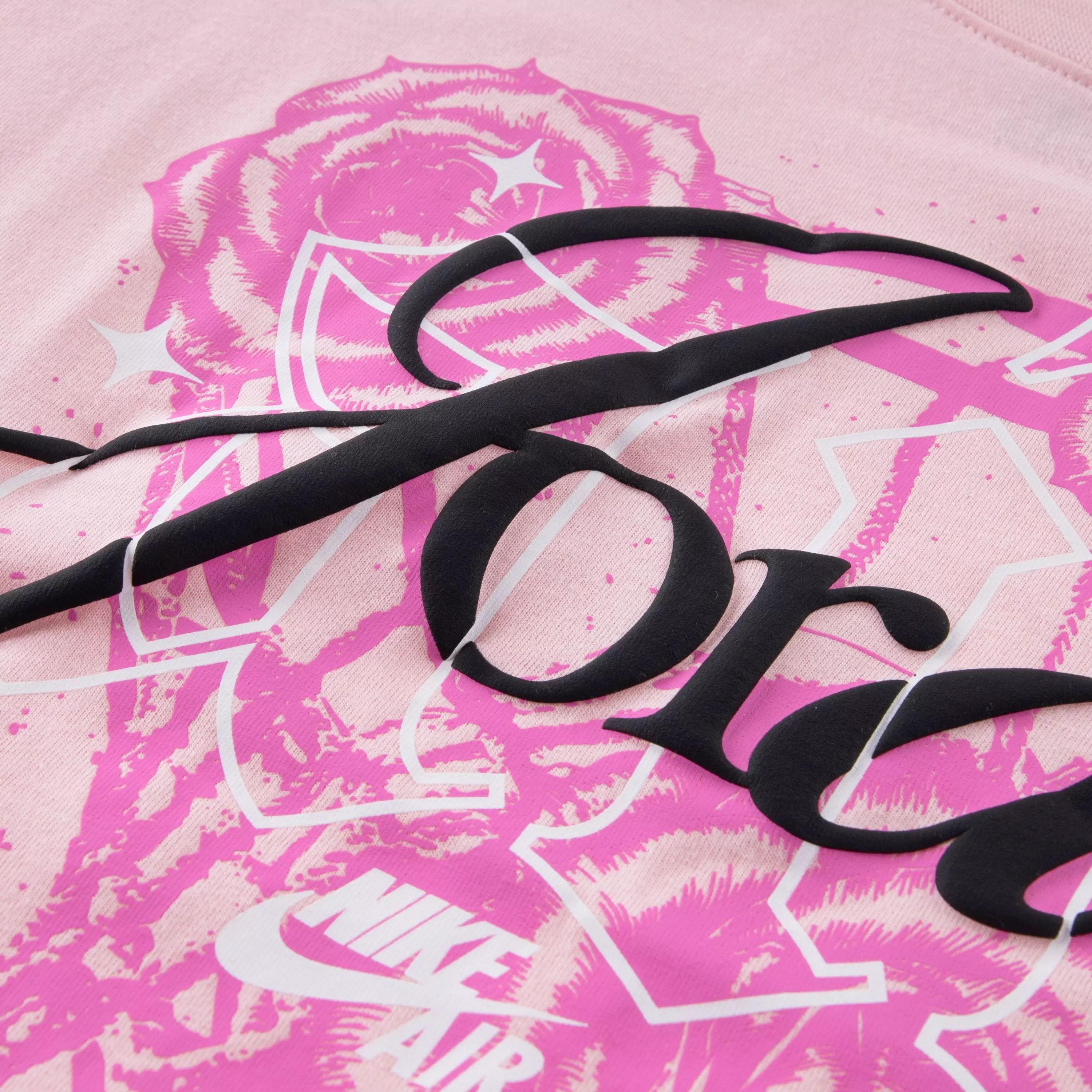 Jordan Big Girls' Pink Floral Flight Tee - PINK