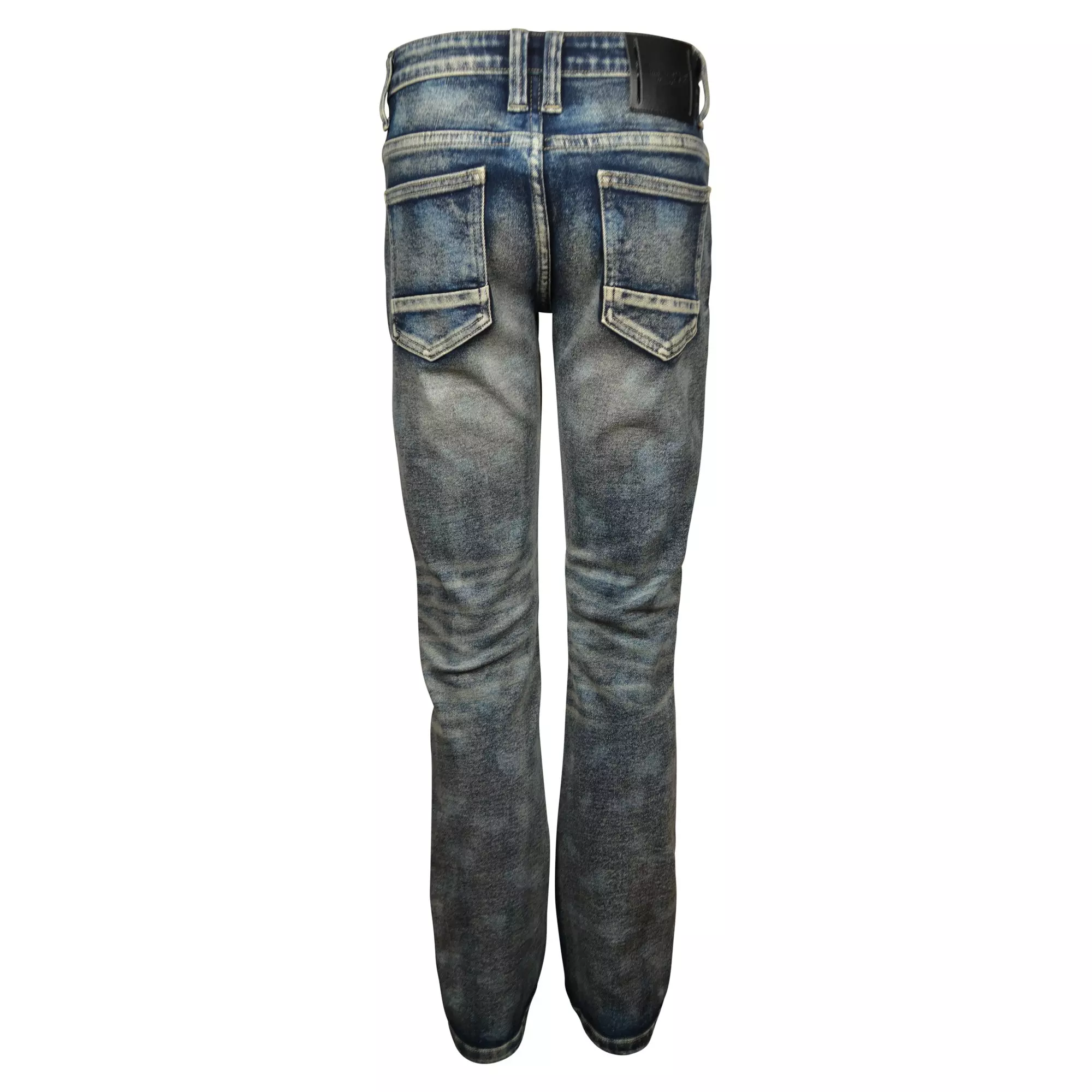 Smoke Rise Big Boys' Essential Denim Jeans - Frasco Blue - NAVY