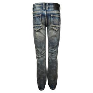 Smoke Rise Big Boys' Essential Denim Jeans - Frasco Blue - NAVY