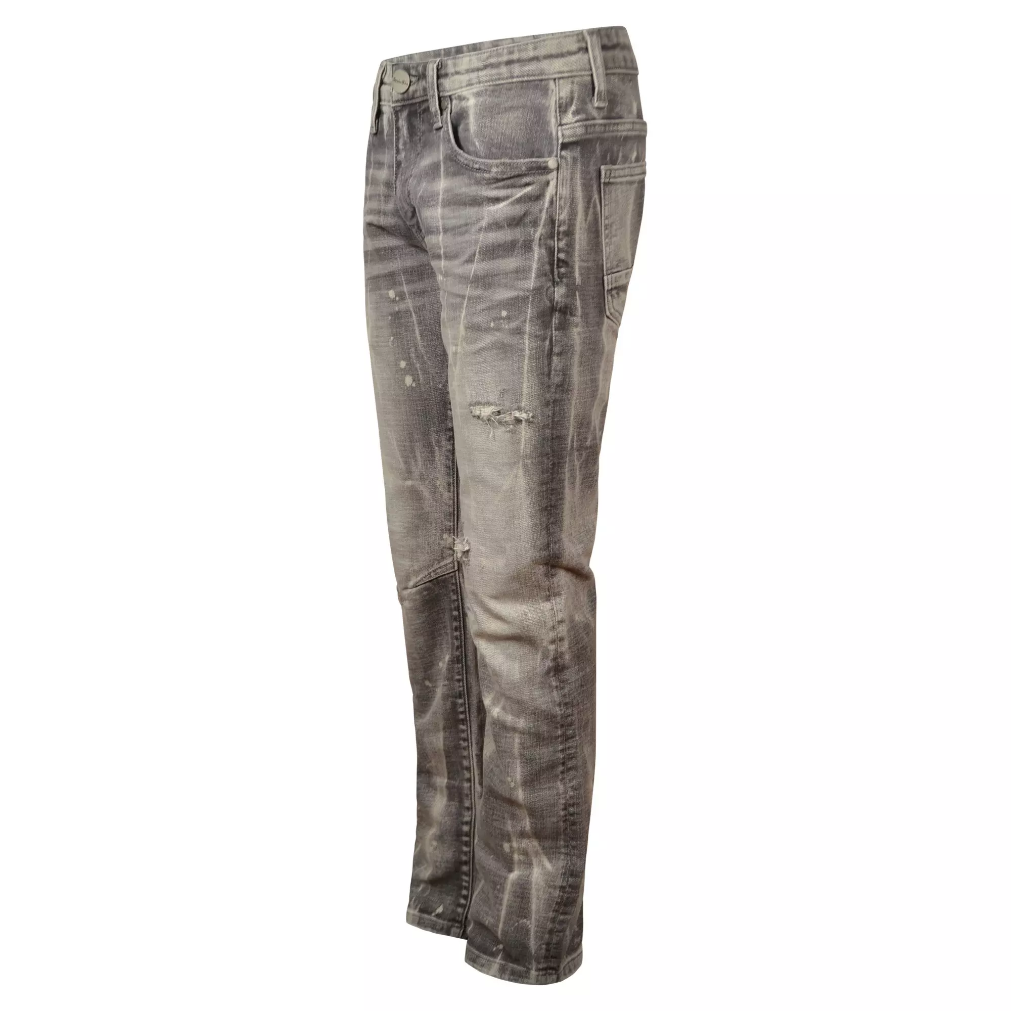 Smoke Rise Big Boys' Essential Denim Jeans - Iron Grey - GREY