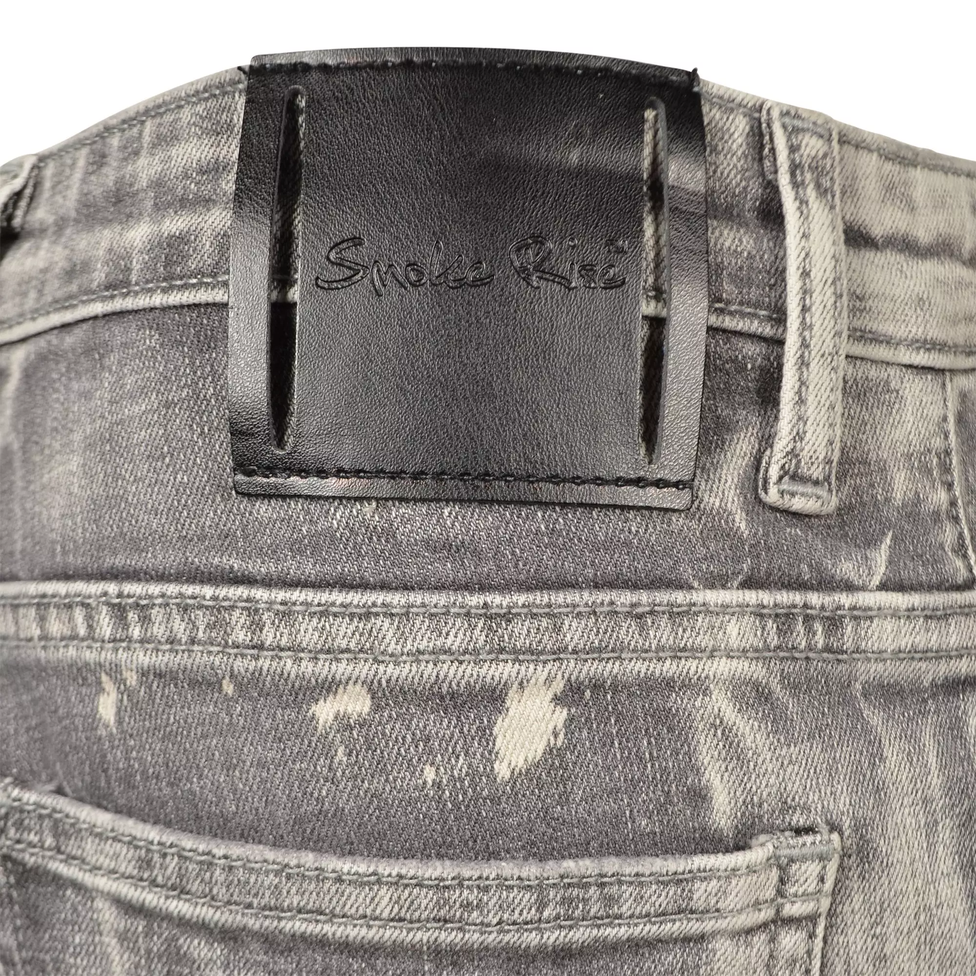 Smoke Rise Big Boys' Essential Denim Jeans - Iron Grey - GREY