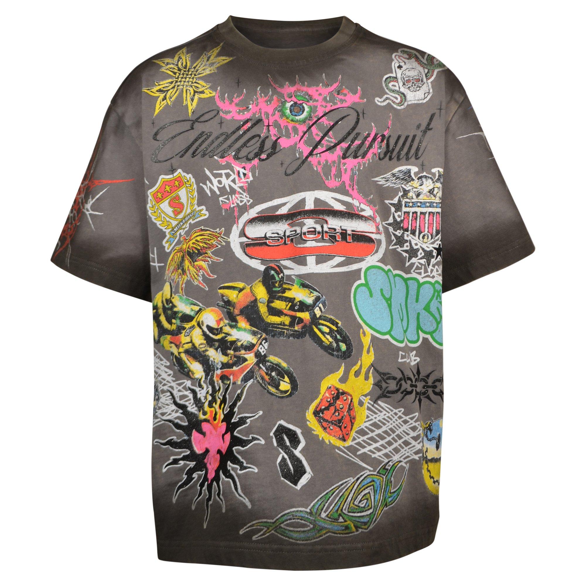 Smoke Rise Big Boys' Endless Pursuit Tee - Frost Grey - GREY
