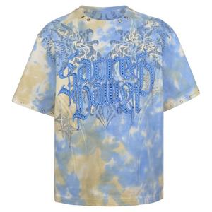 Smoke Rise Big Boys' Sacred Dawn Tee - Blue Wash - BLUE