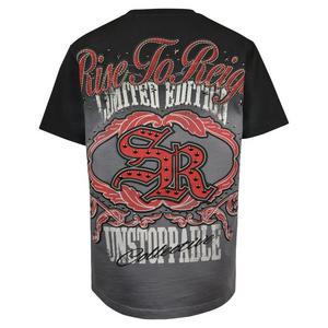 Smoke Rise Big Boys' Rise To Reign Tee - Silva Black - GREY