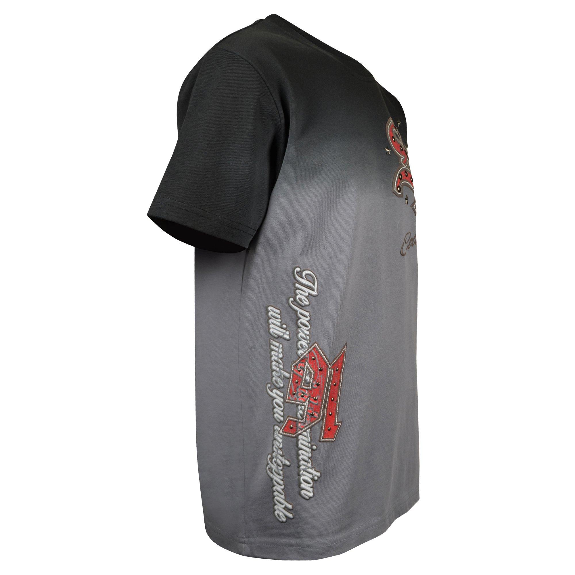 Smoke Rise Big Boys' Rise To Reign Tee - Silva Black - GREY