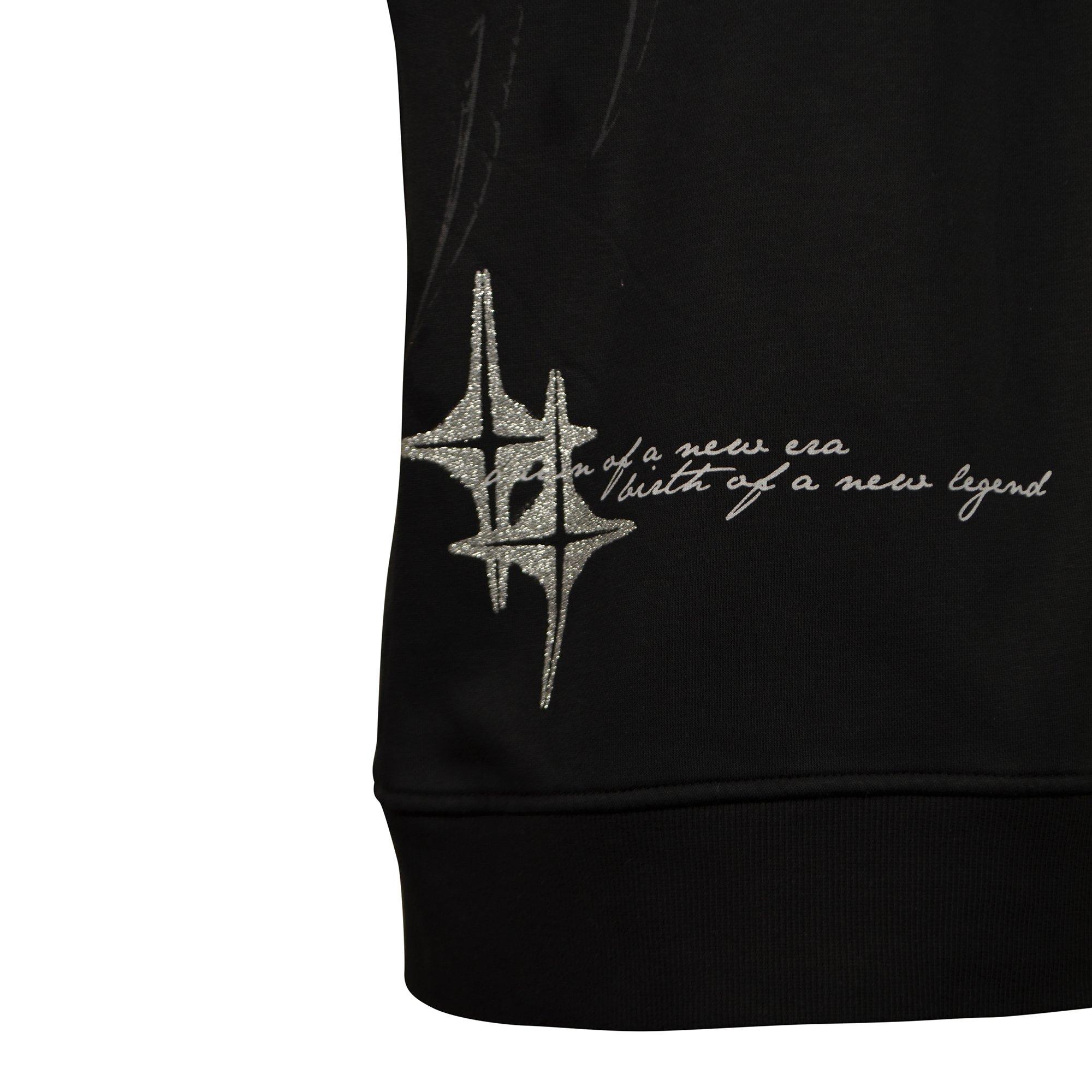 FA26 SR SACRED DAWN FZ HOODIE BLACK - BLACK