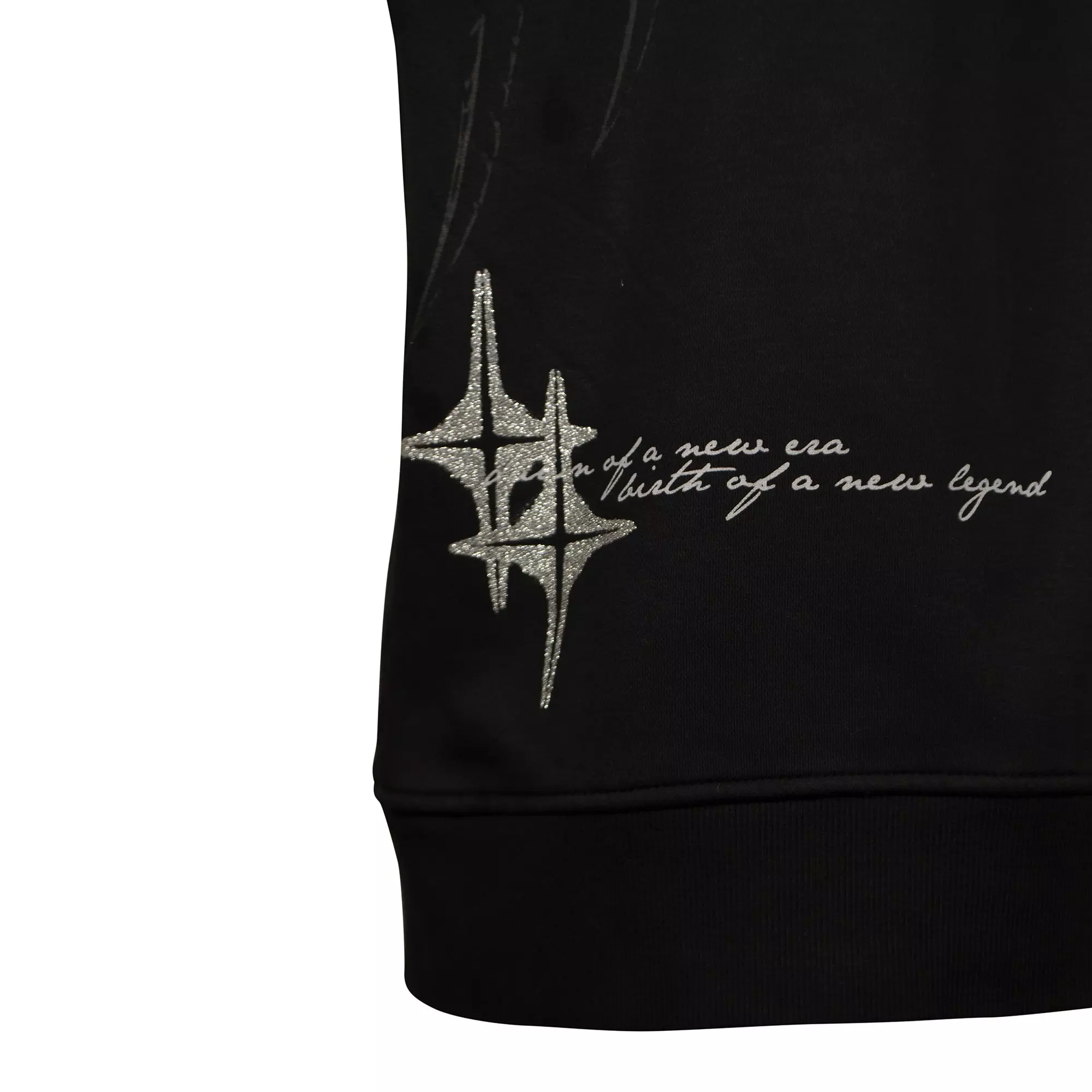 FA26 SR SACRED DAWN FZ HOODIE BLACK - BLACK