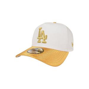 New Era Los Angeles Dodgers 9FORTY A-Frame Met Gold Snapback Hat - White/Gold