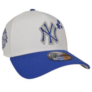 New Era New York Yankees 9FORTY A-Frame Stars Snapback Hat - White/Royal