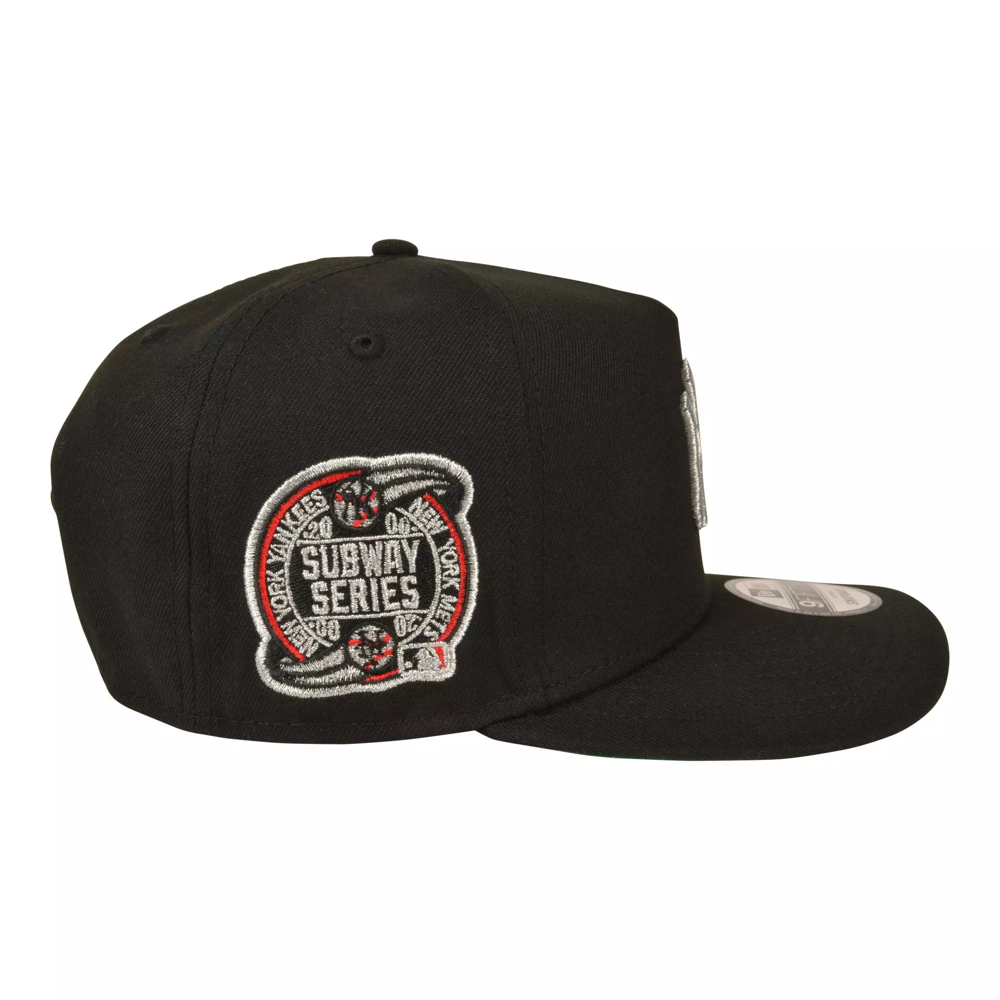 New Era New York Yankees 9FIFTY A-Frame Roses Snapback Hat - Black/Silver - BLACK/SILVER