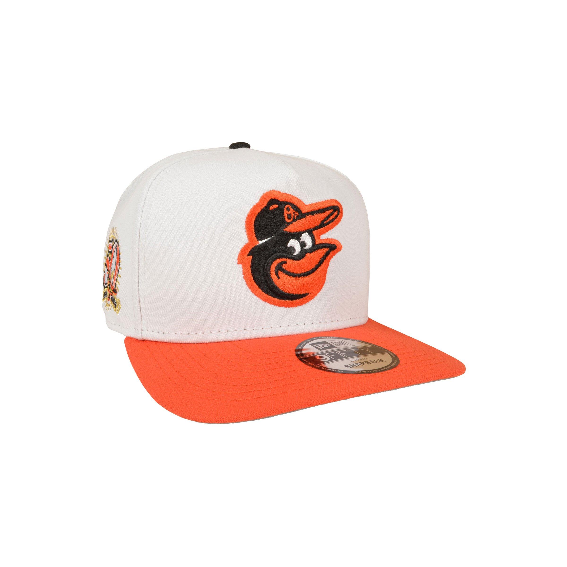 New Era Baltimore Orioles 9FIFTY A-Frame White/Orange Snapback Hat