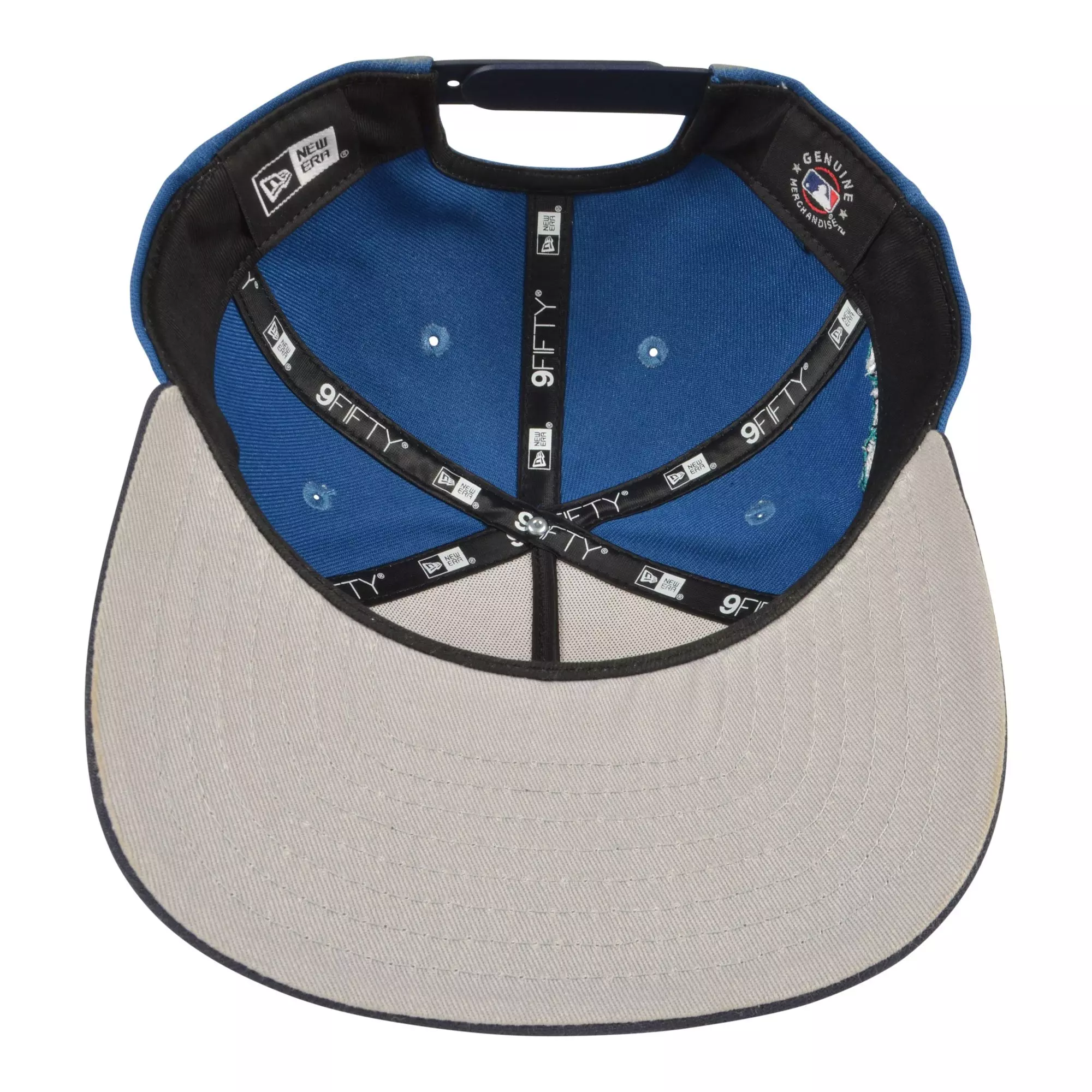 New Era Los Angeles Dodgers 9FIFTY A-Frame American League 2025 Snapback Hat - White/Blue - WHITE/BLUE