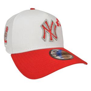 New Era New York Yankees 9FORTY A-Frame Stars Snapback Hat - White/Red