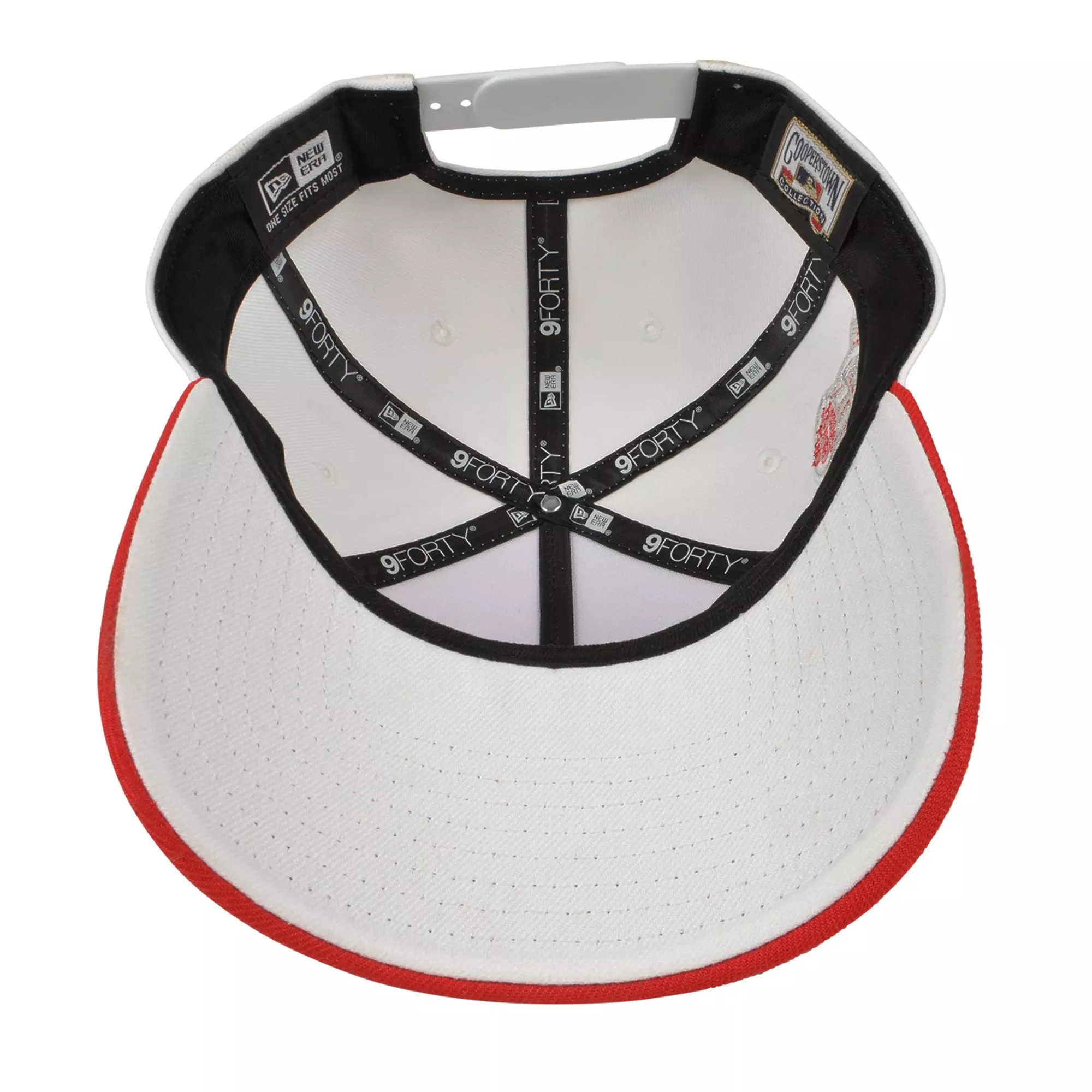 New Era New York Yankees 9FORTY A-Frame Stars Snapback Hat - White/Red - WHITE/RED