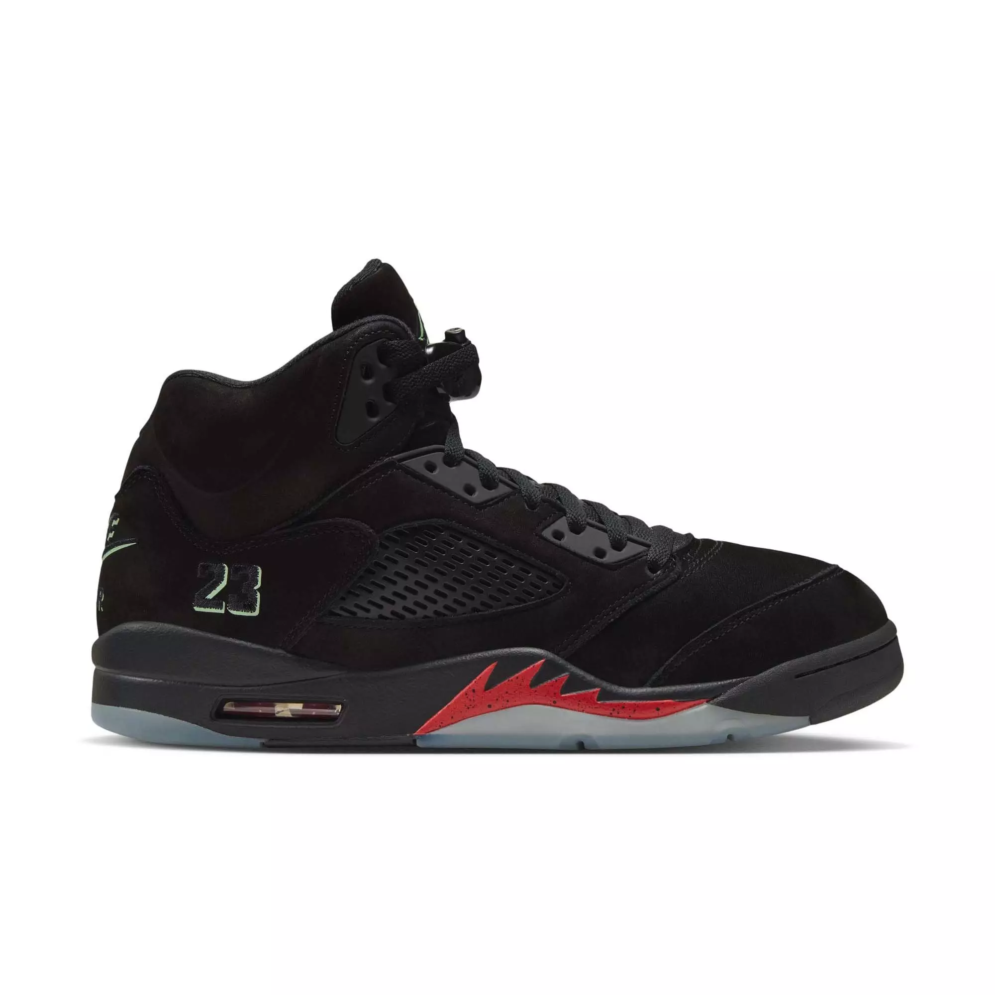 Jordan 5 Retro "Halloween" Men's Shoe - BLACK/PICANTE RED/GLOW N THE DARK