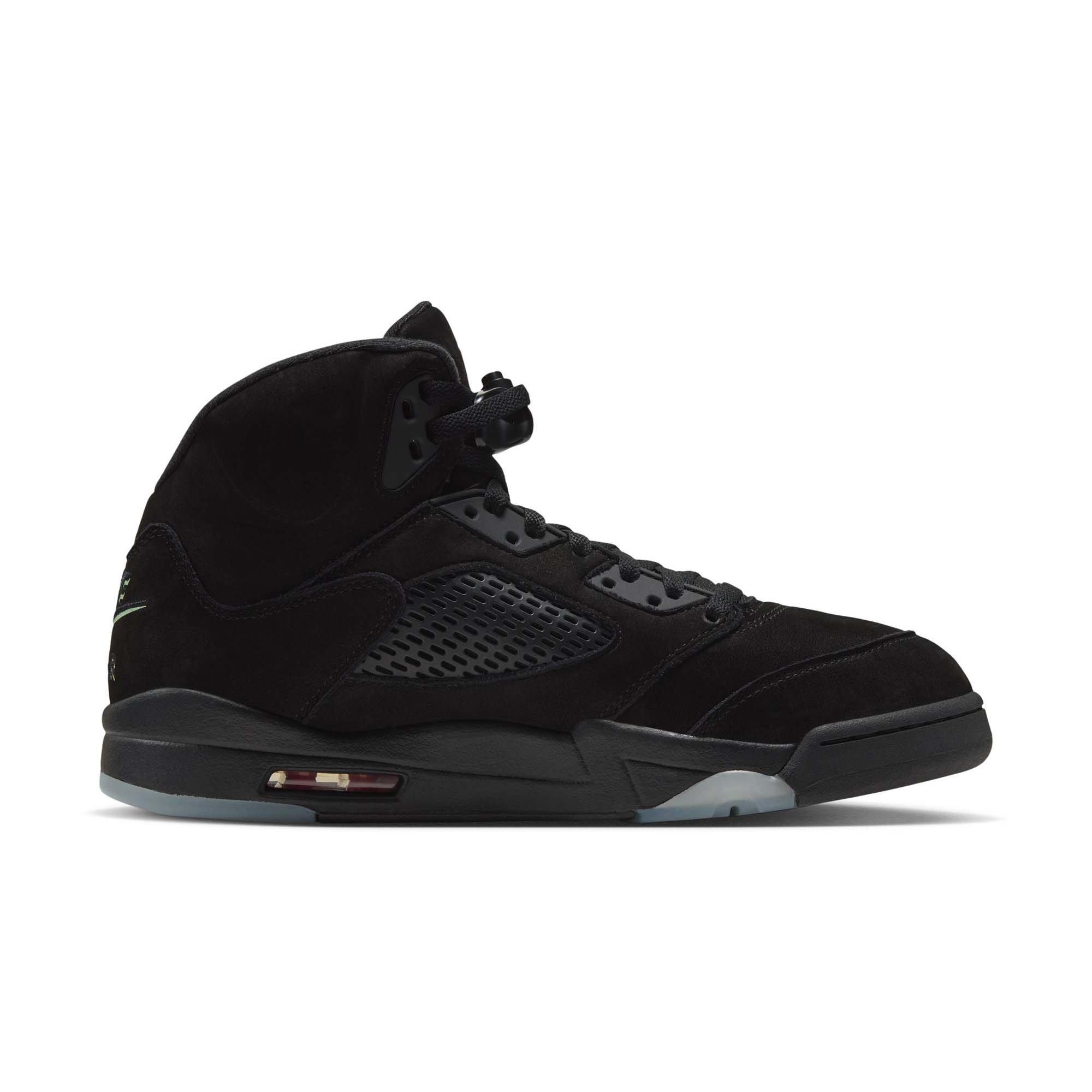 Jordan 5 Retro "Halloween" Men's Shoe - BLACK/PICANTE RED/GLOW N THE DARK