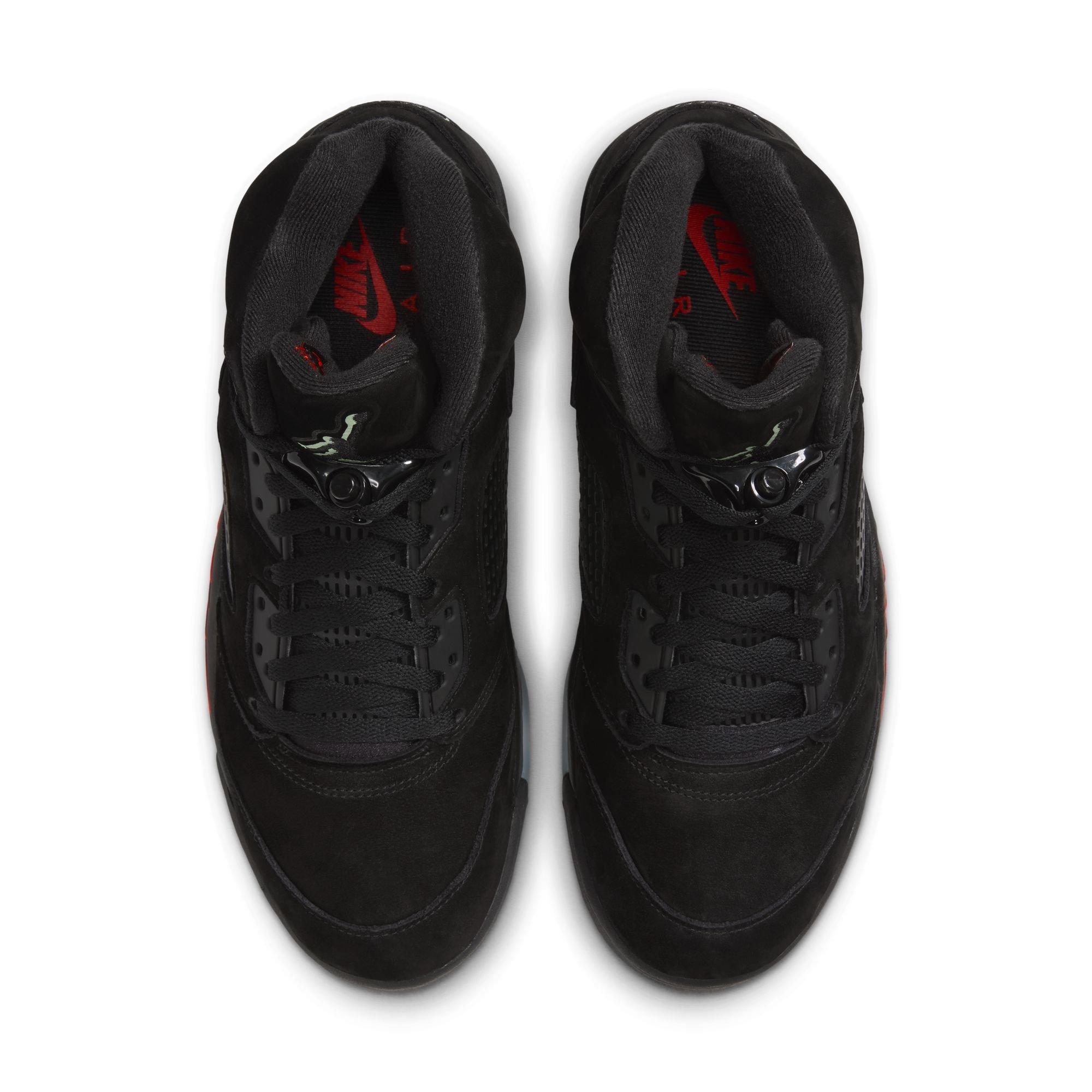 Jordan 5 Retro "Halloween" Men's Shoe - BLACK/PICANTE RED/GLOW N THE DARK