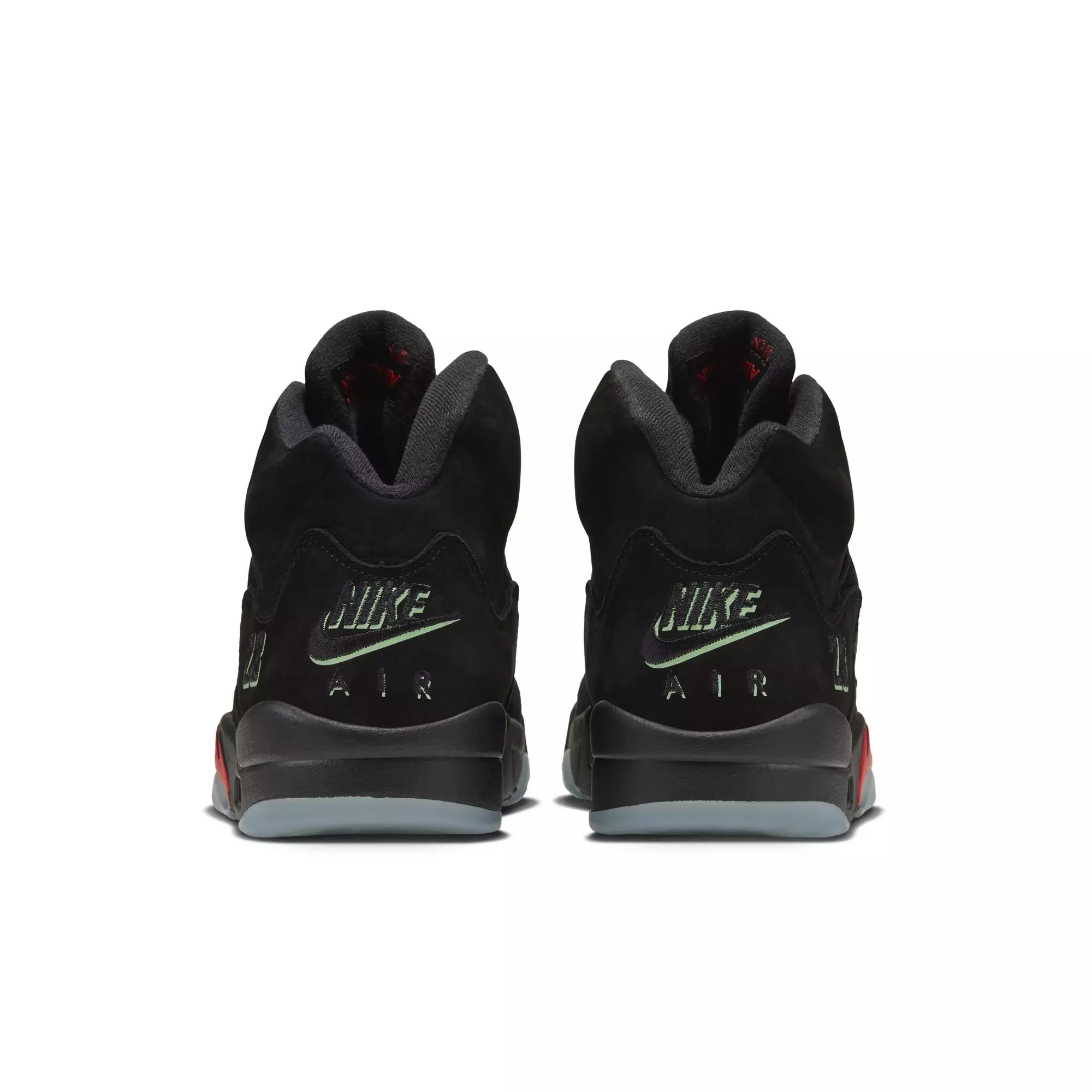 Jordan 5 Retro "Halloween" Men's Shoe - BLACK/PICANTE RED/GLOW N THE DARK