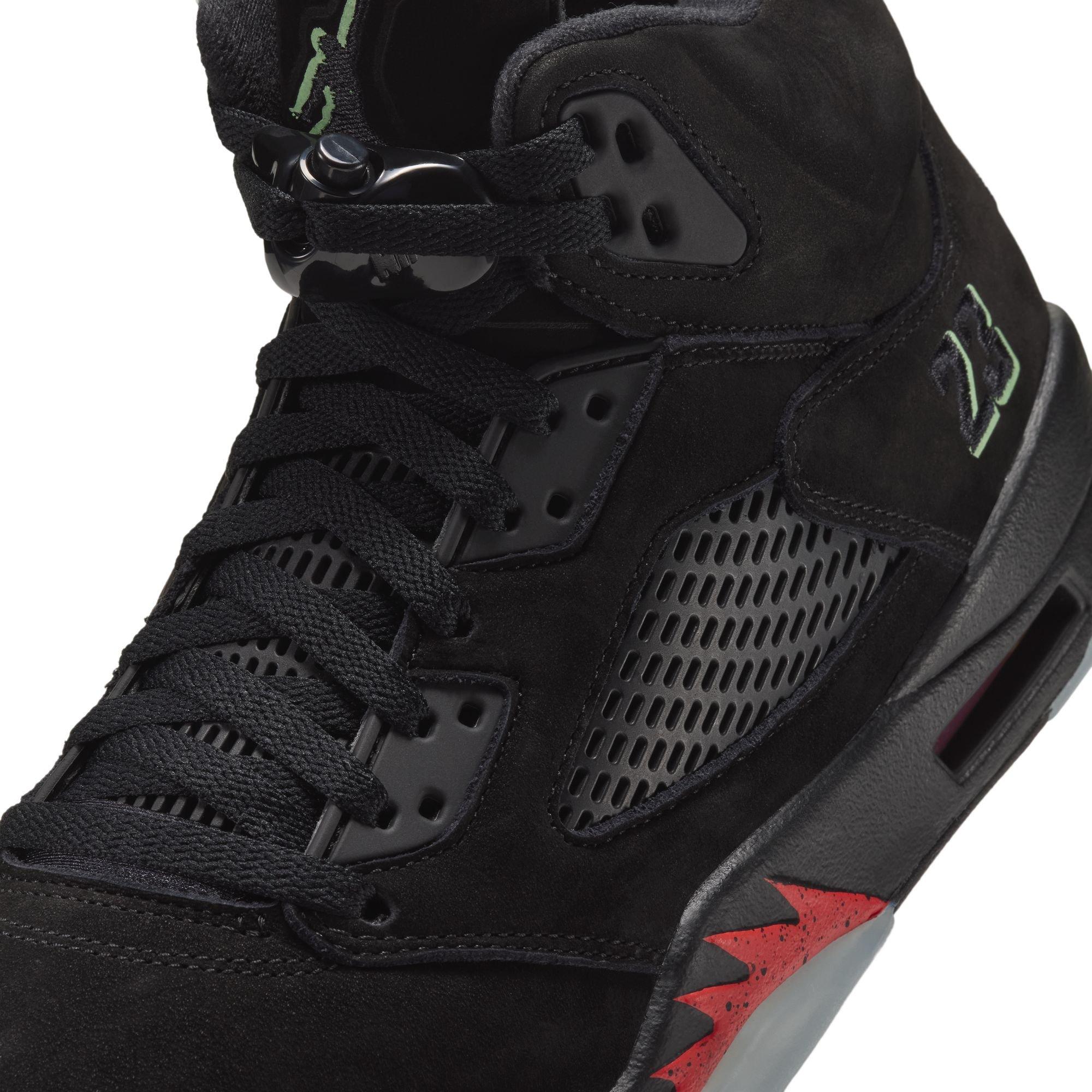Jordan 5 Retro "Halloween" Men's Shoe - BLACK/PICANTE RED/GLOW N THE DARK