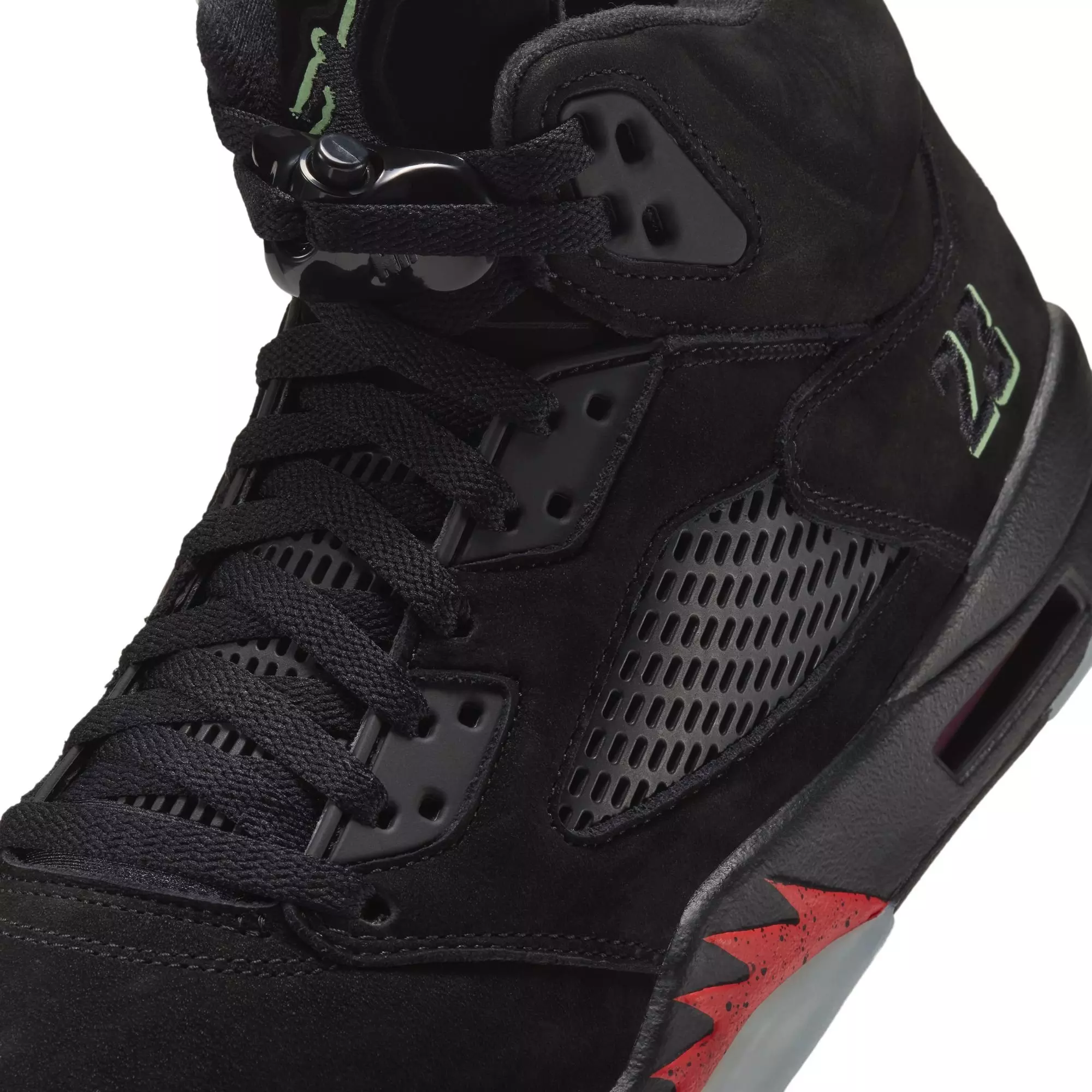 Jordan 5 Retro "Halloween" Men's Shoe - BLACK/PICANTE RED/GLOW N THE DARK
