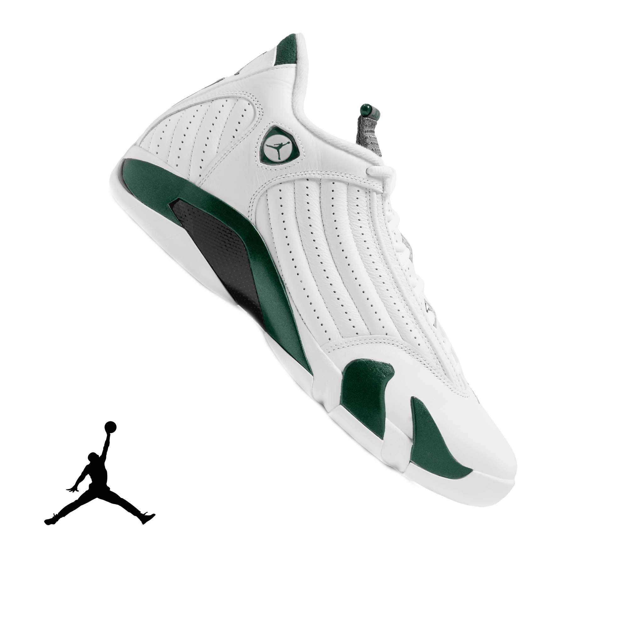 Jordan 14 Retro "Forest Green" Men's Shoe - GORGE GREEN/LT GRAPHITE/WHITE