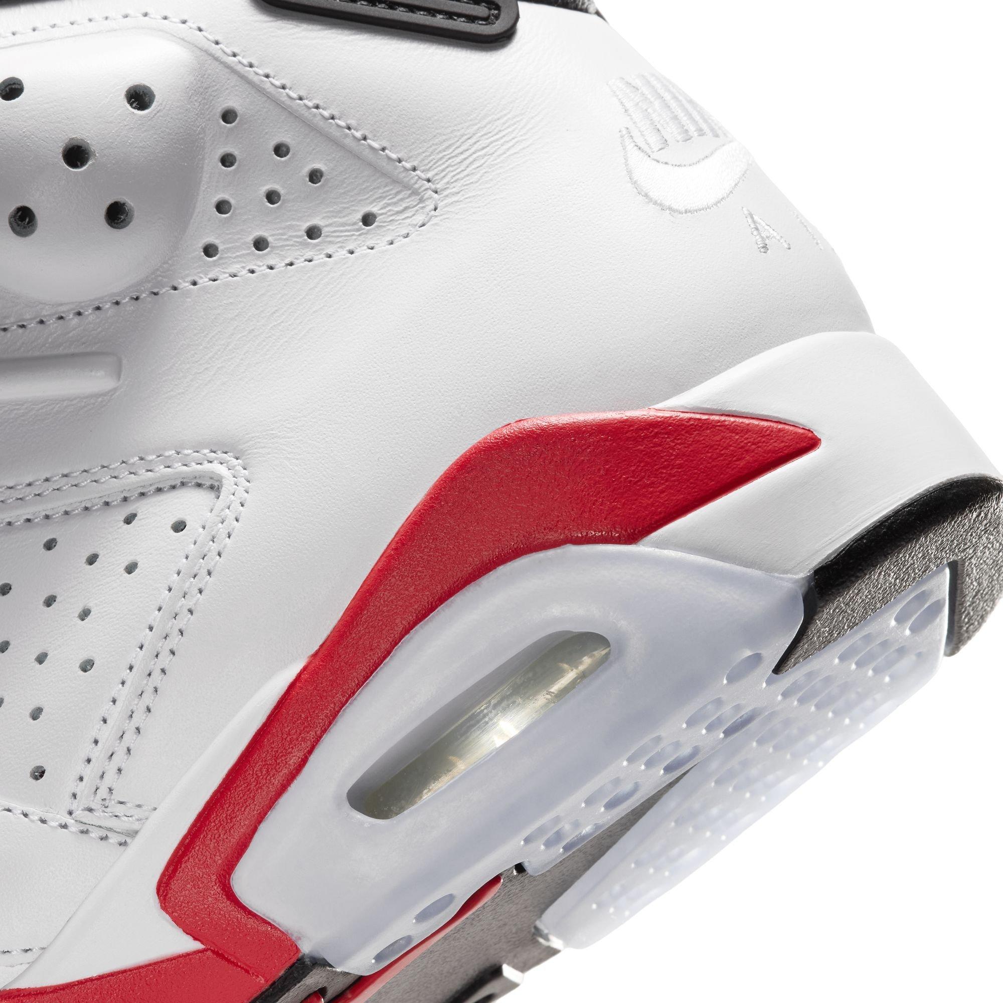 Jordan 6 Retro "White Infrared" Men's Shoe - WHITE/LT CRIMSON/BLACK