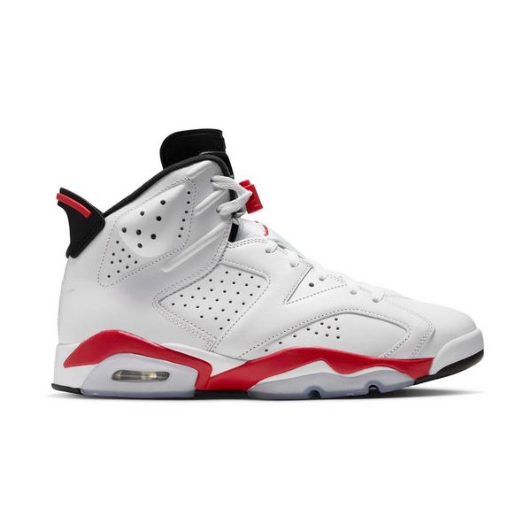 Jordan 6 Retro "White Infrared" Men's Shoe - WHITE/LT CRIMSON/BLACK