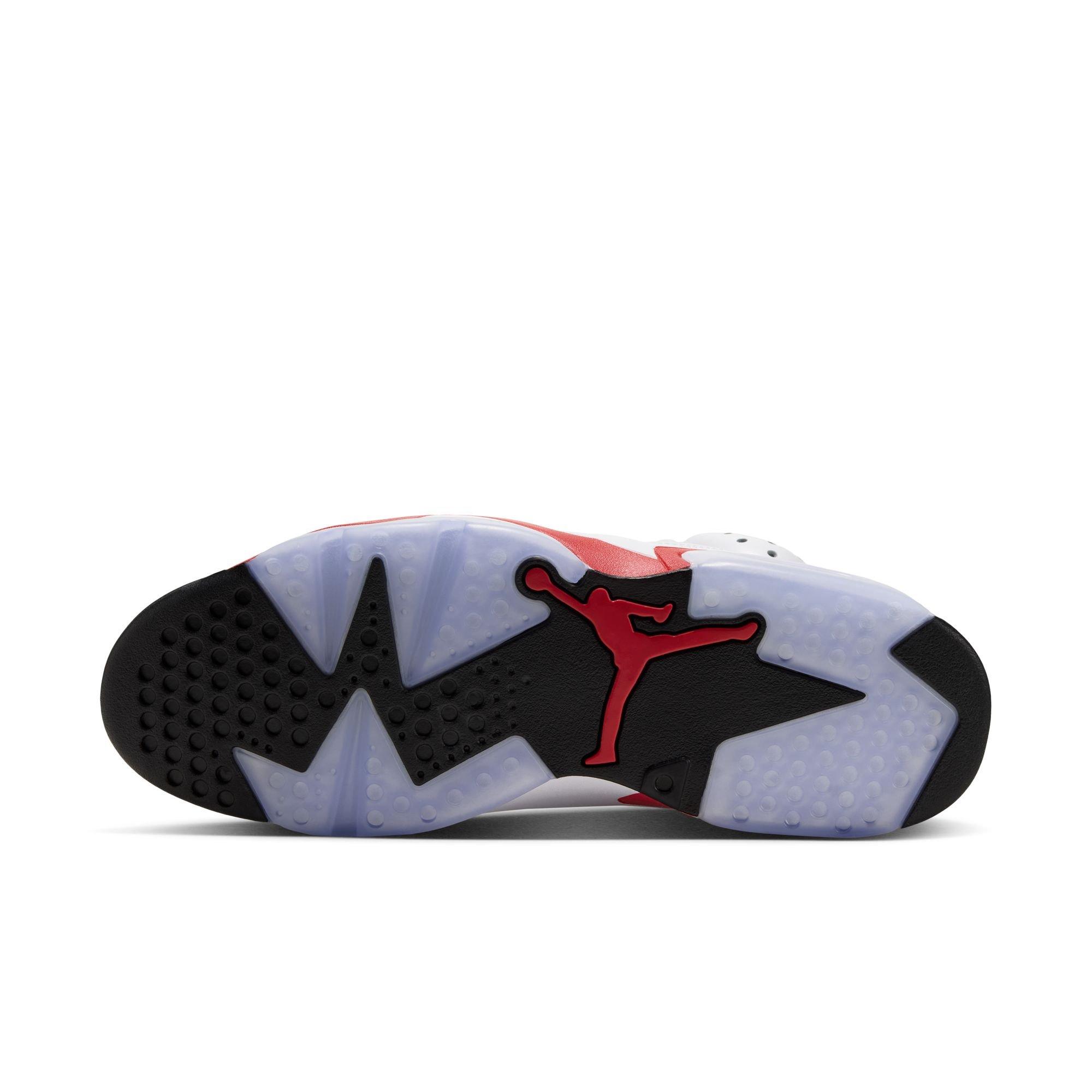 Jordan 6 Retro "White Infrared" Men's Shoe - WHITE/LT CRIMSON/BLACK
