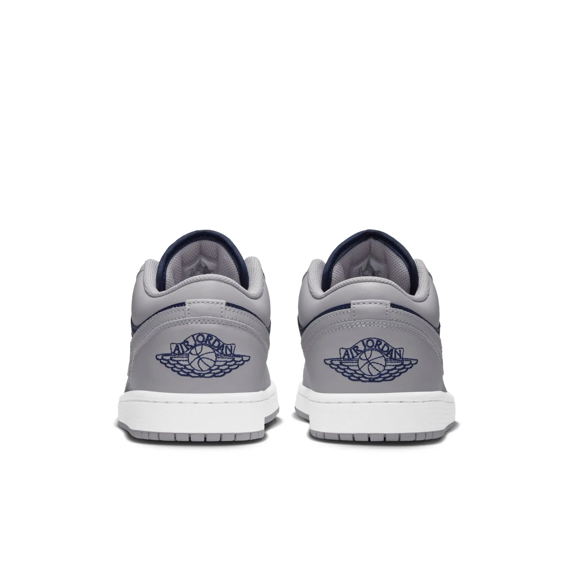Jordan 1 Low "Tech Grey/College Navy/White" Men's Shoe - GREY/NAVY