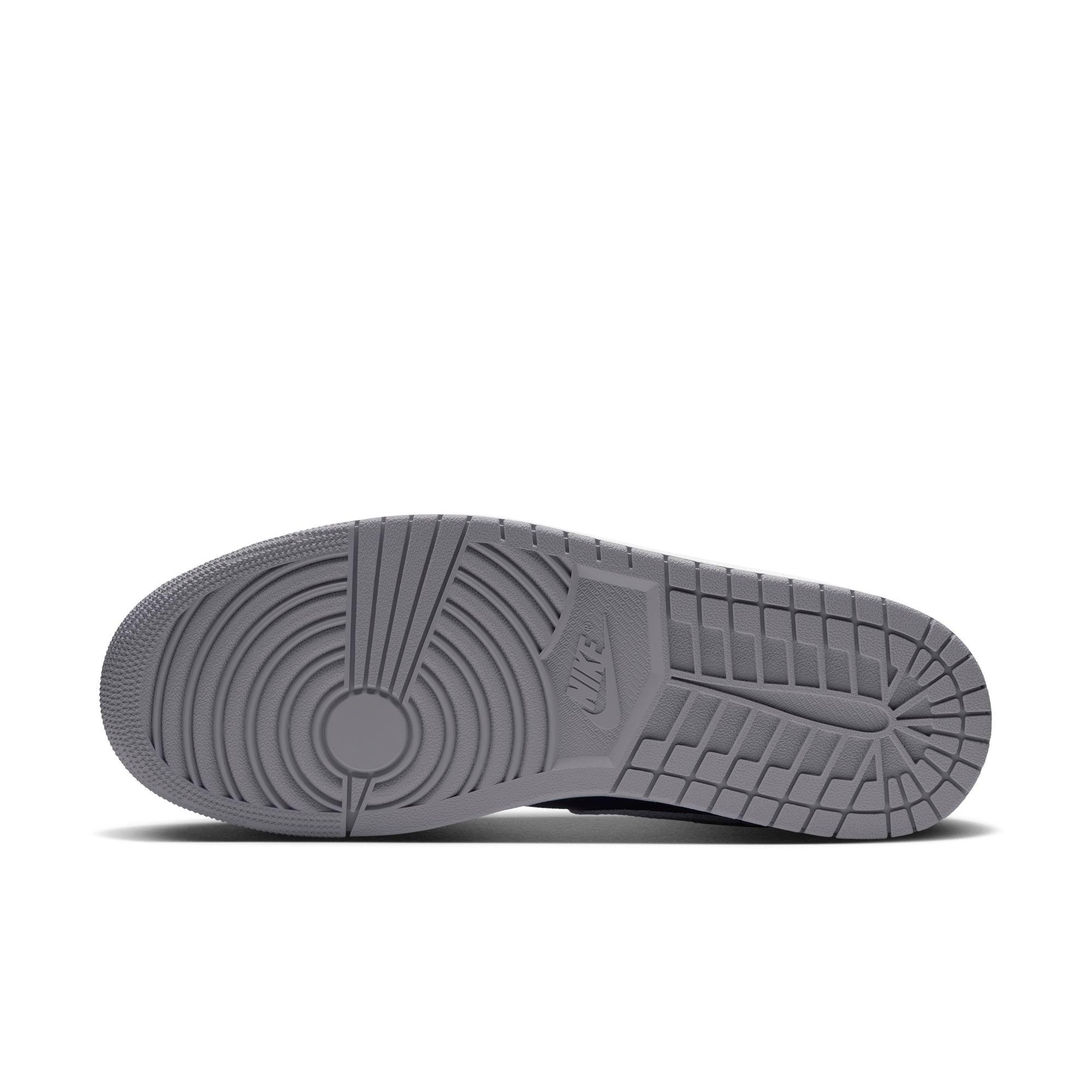 Jordan 1 Low "Tech Grey/College Navy/White" Men's Shoe - GREY/NAVY