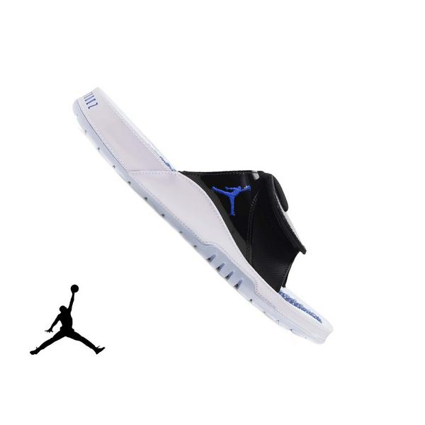 Jordan Hydro XI "Space Jam" Men's Slide - BLACK/VARSITY ROYAL/WHITE/BLUE TINT