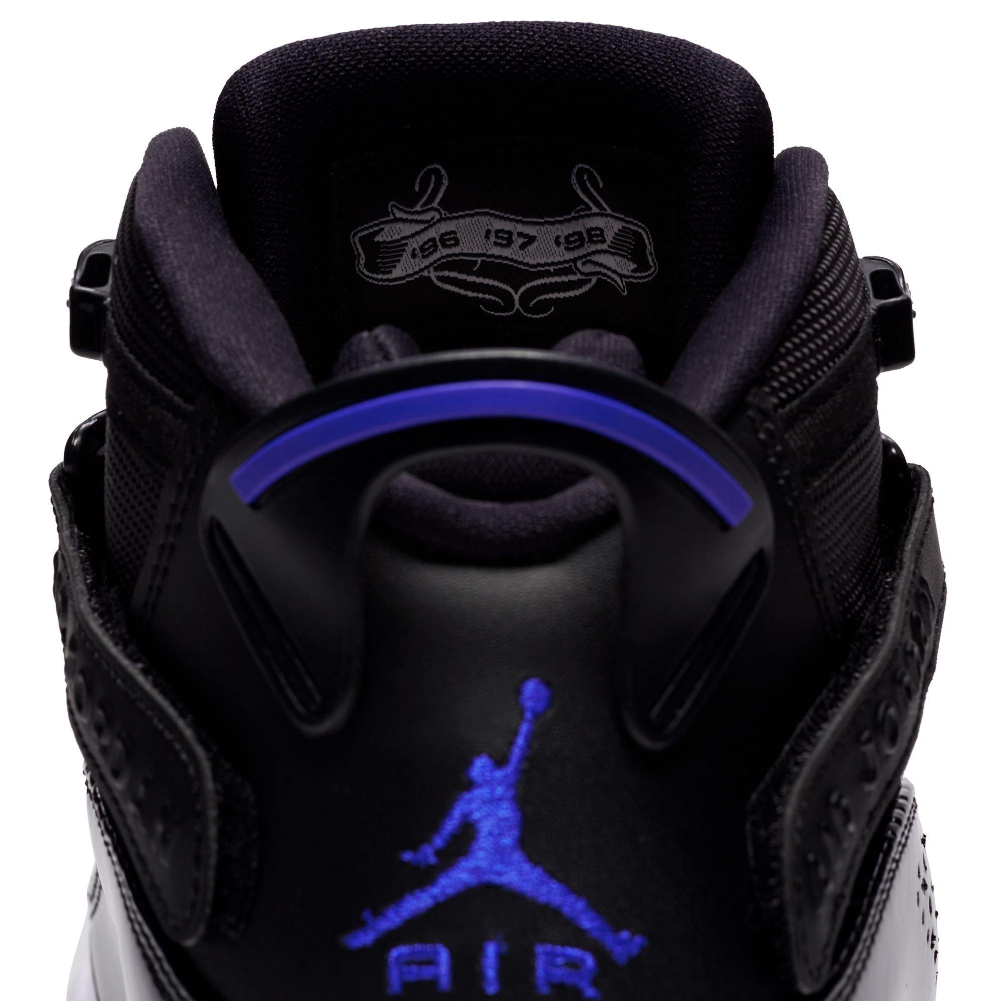 Jordan 6 Rings "Black/Hyper Royal/White" Men's Shoe - BLACK/ROYAL/WHITE Thumbnail View 10