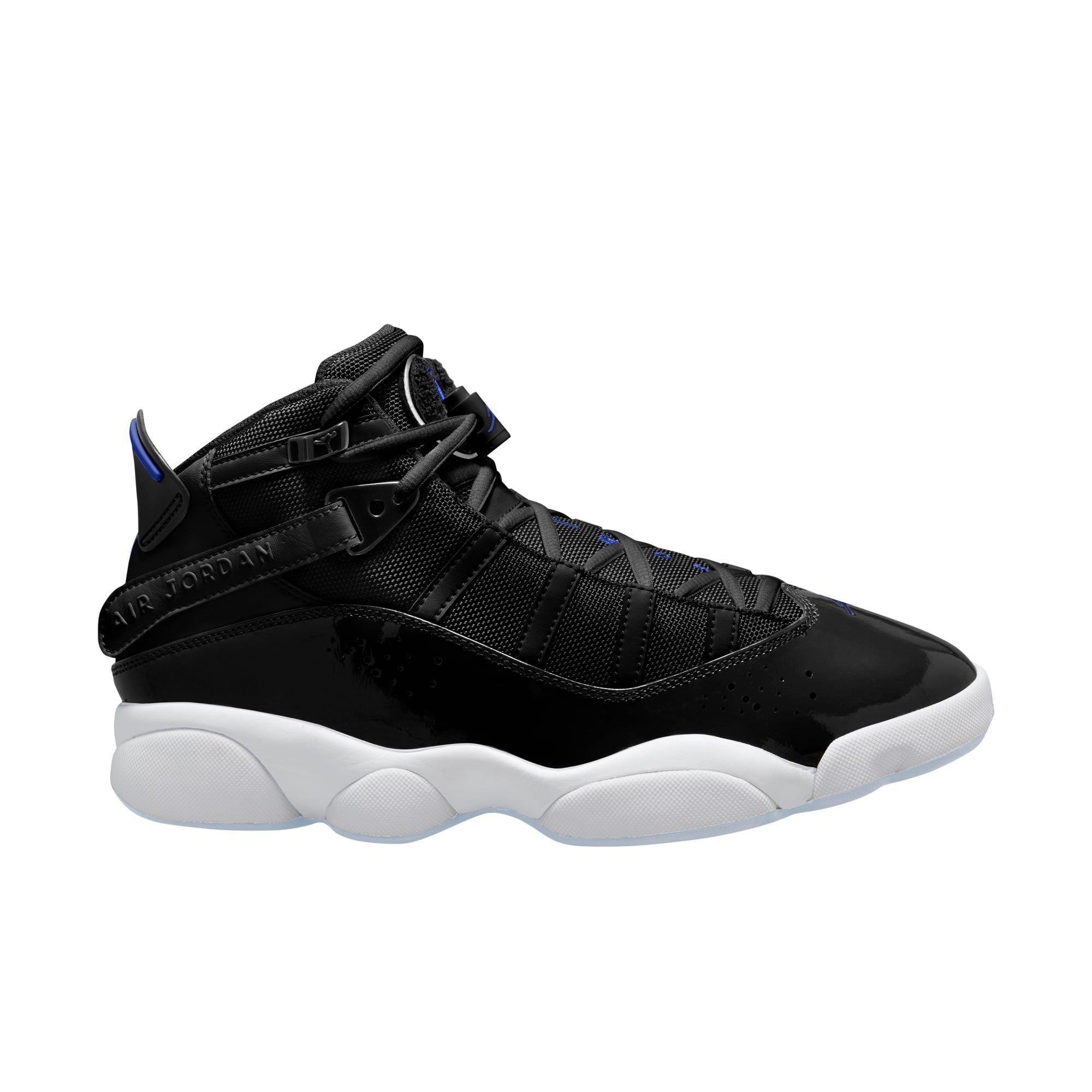 Jordan 6 Rings "Black/Hyper Royal/White" Men's Shoe - BLACK/ROYAL/WHITE Thumbnail View 1