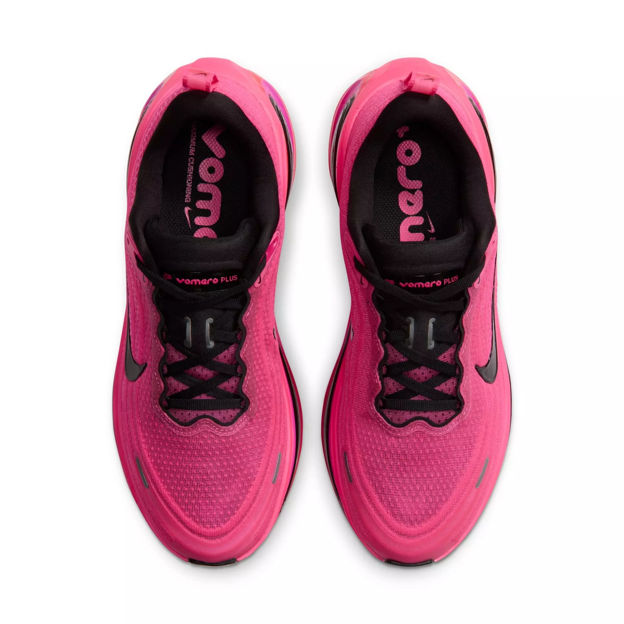 Nike Vomero Plus "Hyper Pink" Women's Road Running Shoe - BLACK/HYPER PINK/FUCHSIA BLAST