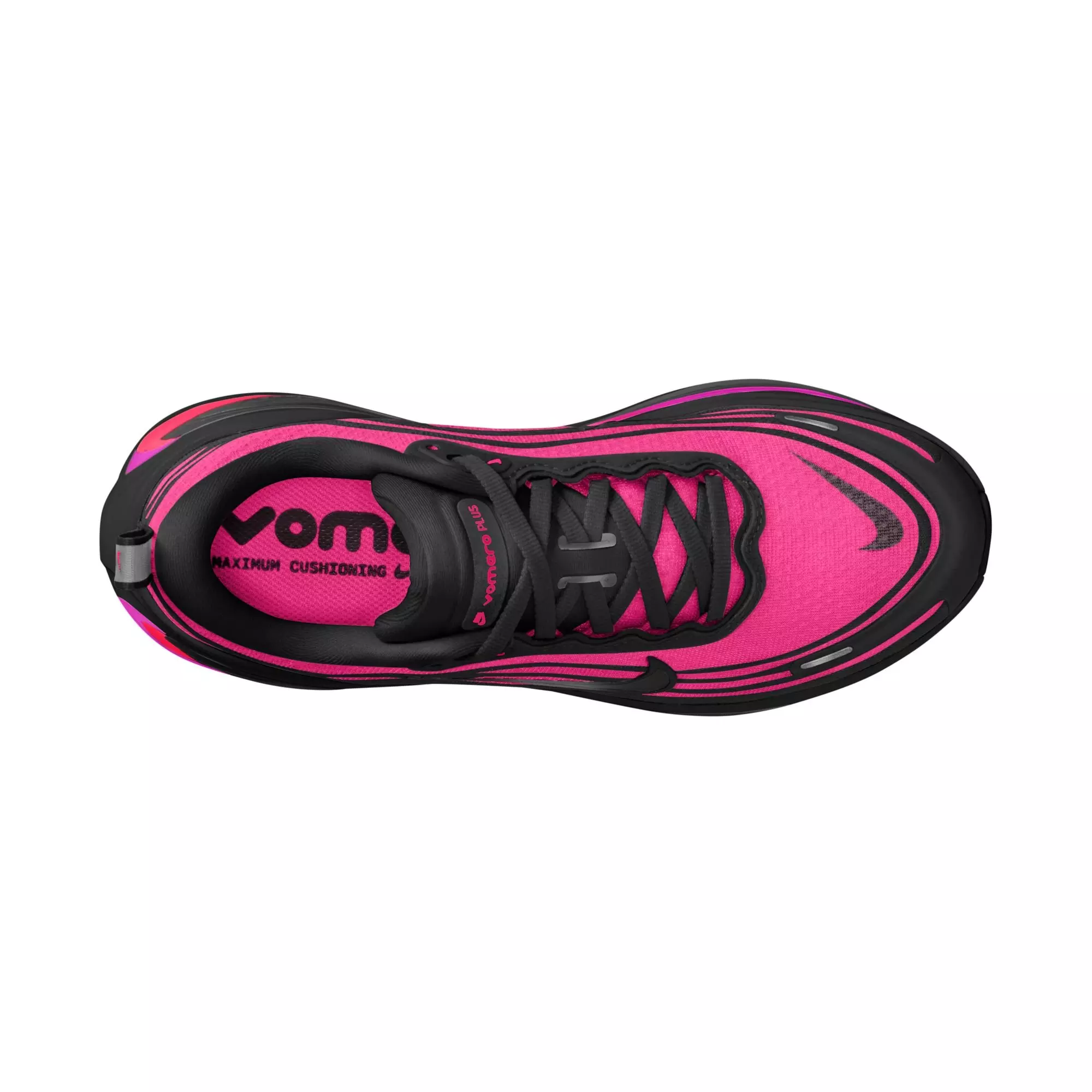 Nike Vomero Plus "Hyper Pink" Women's Road Running Shoe - BLACK/HYPER PINK/FUCHSIA BLAST