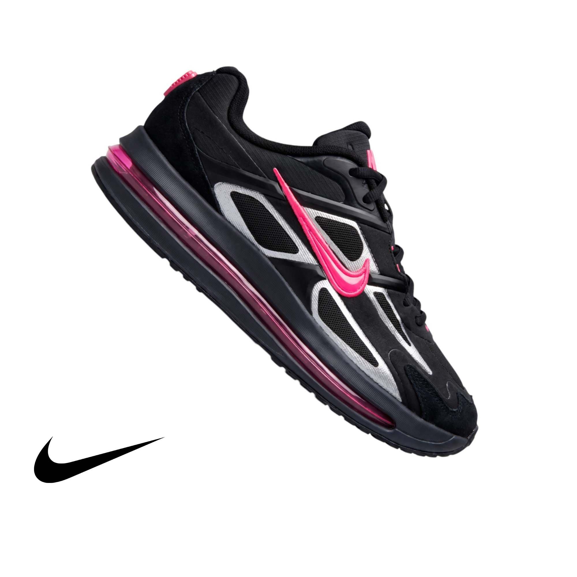 Nike Air Max Metro "Hyper Pink" Women's Shoe - BLACK/HYPER PINK/METALLIC SILVER