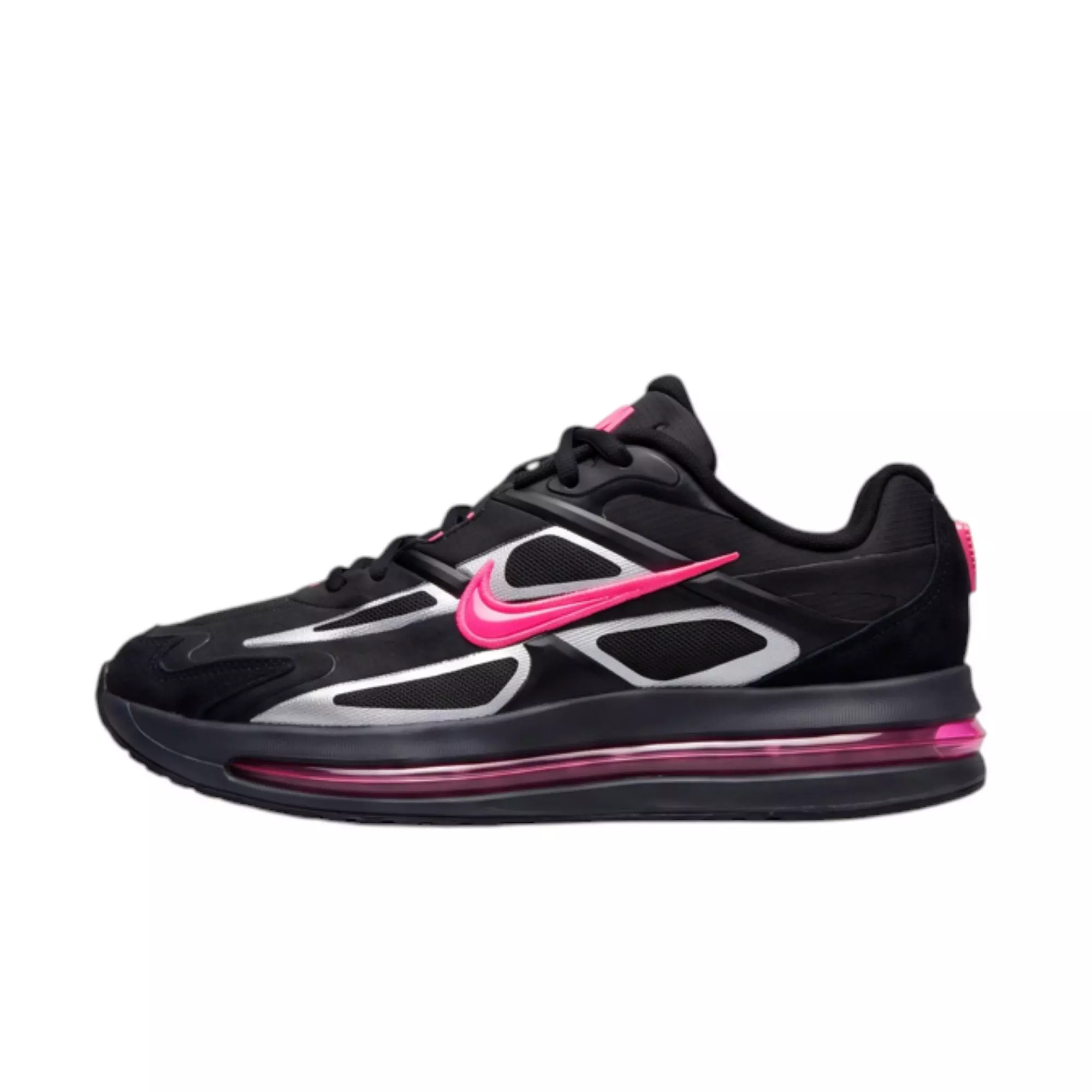 Nike Air Max Metro "Hyper Pink" Women's Shoe - BLACK/HYPER PINK/METALLIC SILVER