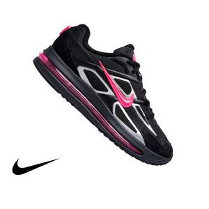 Nike Air Max Metro "Hyper Pink" Women's Shoe - BLACK/HYPER PINK/METALLIC SILVER