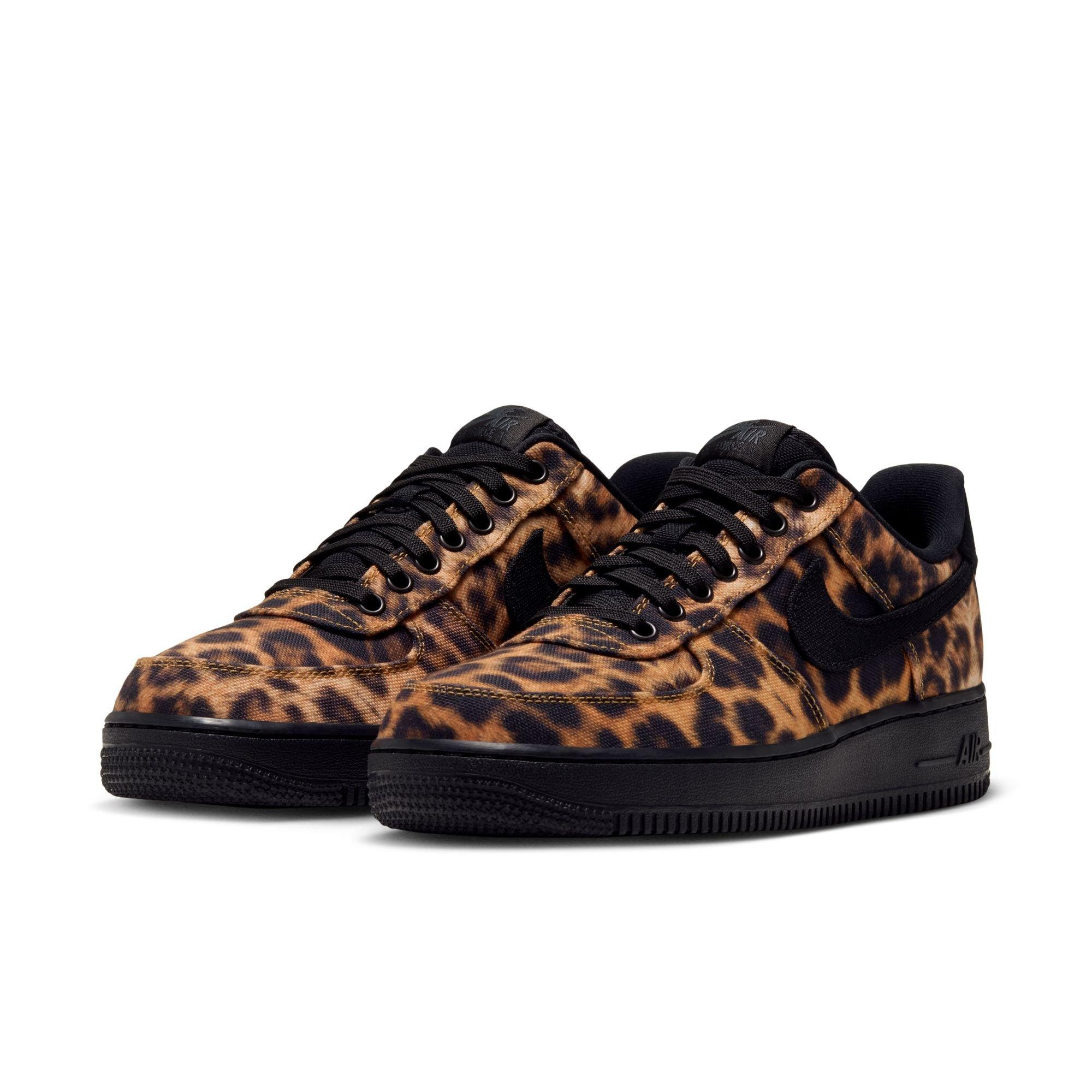 Nike Air Force 1 '07 SE Leopard "Black/Bucktan/Desert Ochre" Women's Shoe - BLACK/MULTI