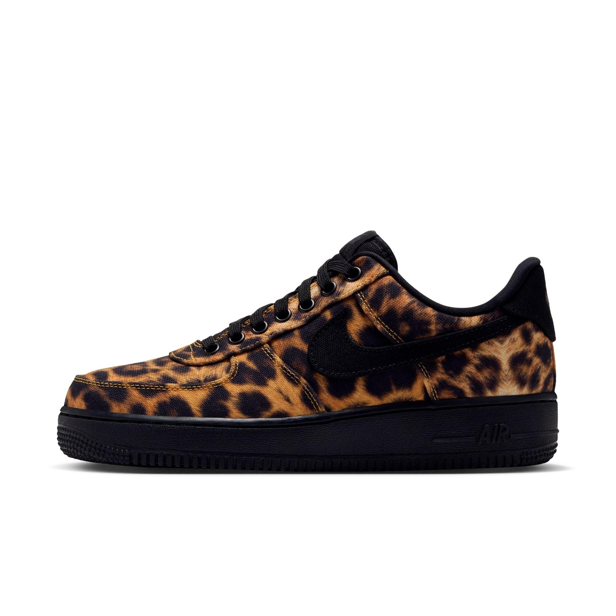 Nike Air Force 1 '07 SE Leopard "Black/Bucktan/Desert Ochre" Women's Shoe - BLACK/MULTI