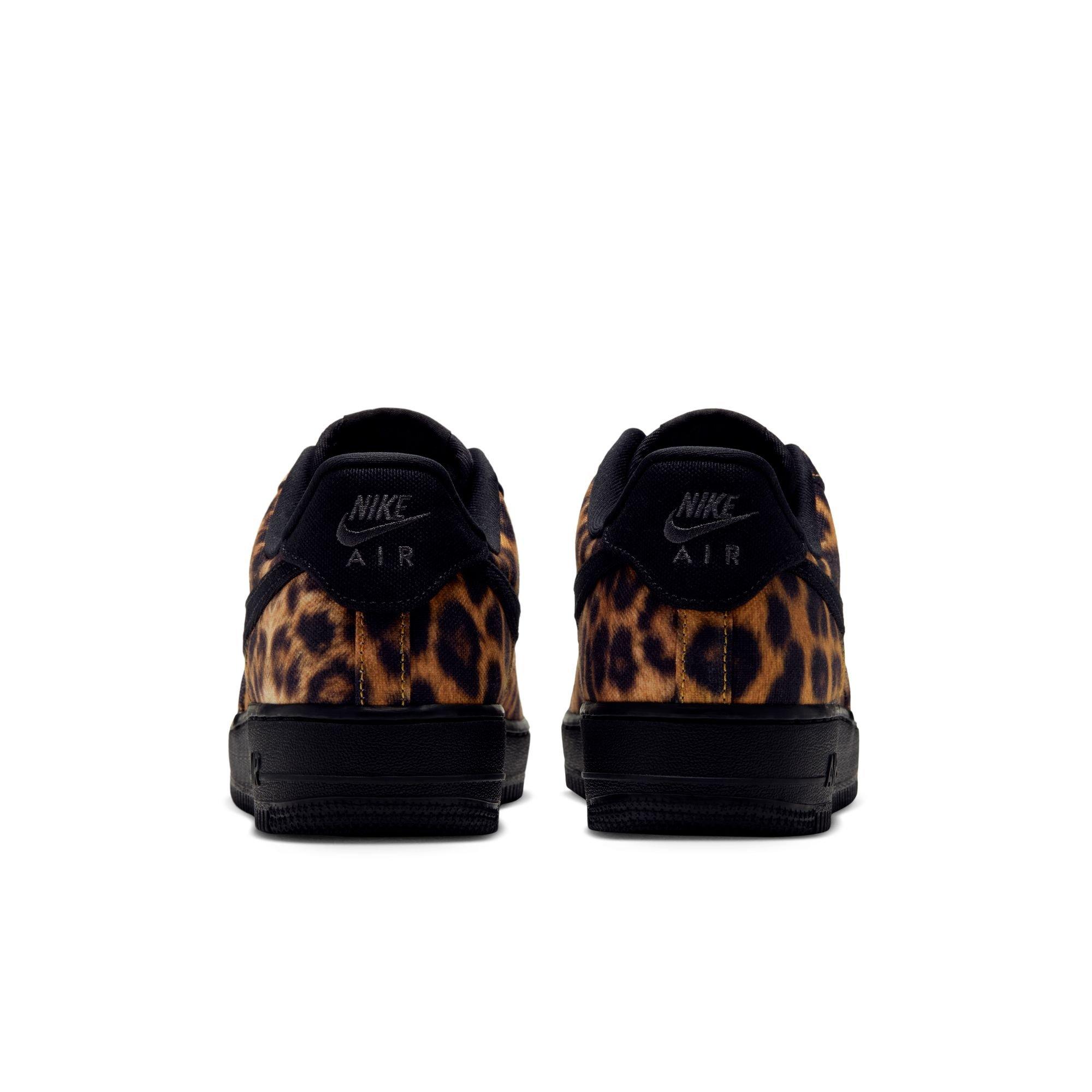 Nike Air Force 1 '07 SE Leopard "Black/Bucktan/Desert Ochre" Women's Shoe - BLACK/MULTI