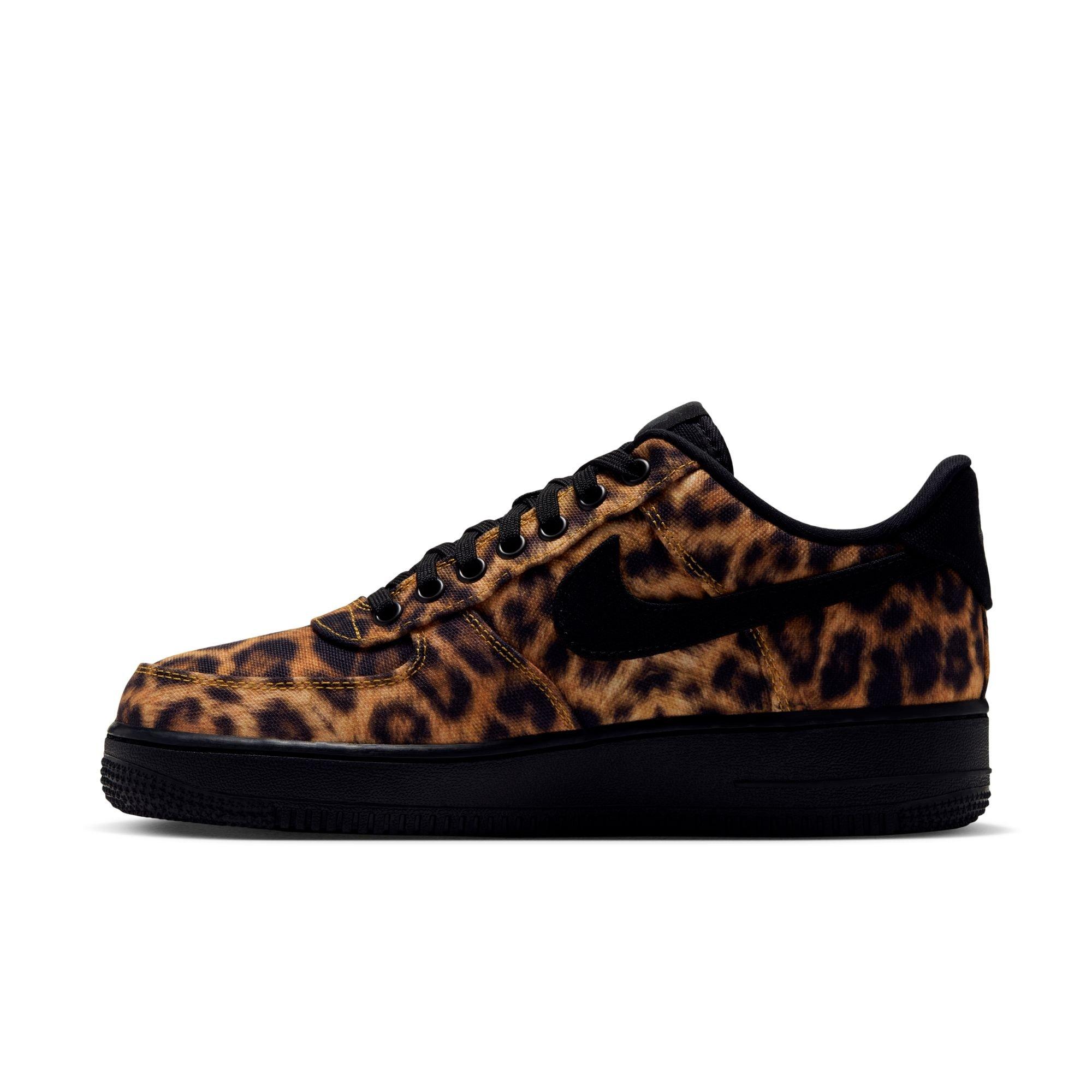 Nike Air Force 1 '07 SE Leopard "Black/Bucktan/Desert Ochre" Women's Shoe - BLACK/MULTI