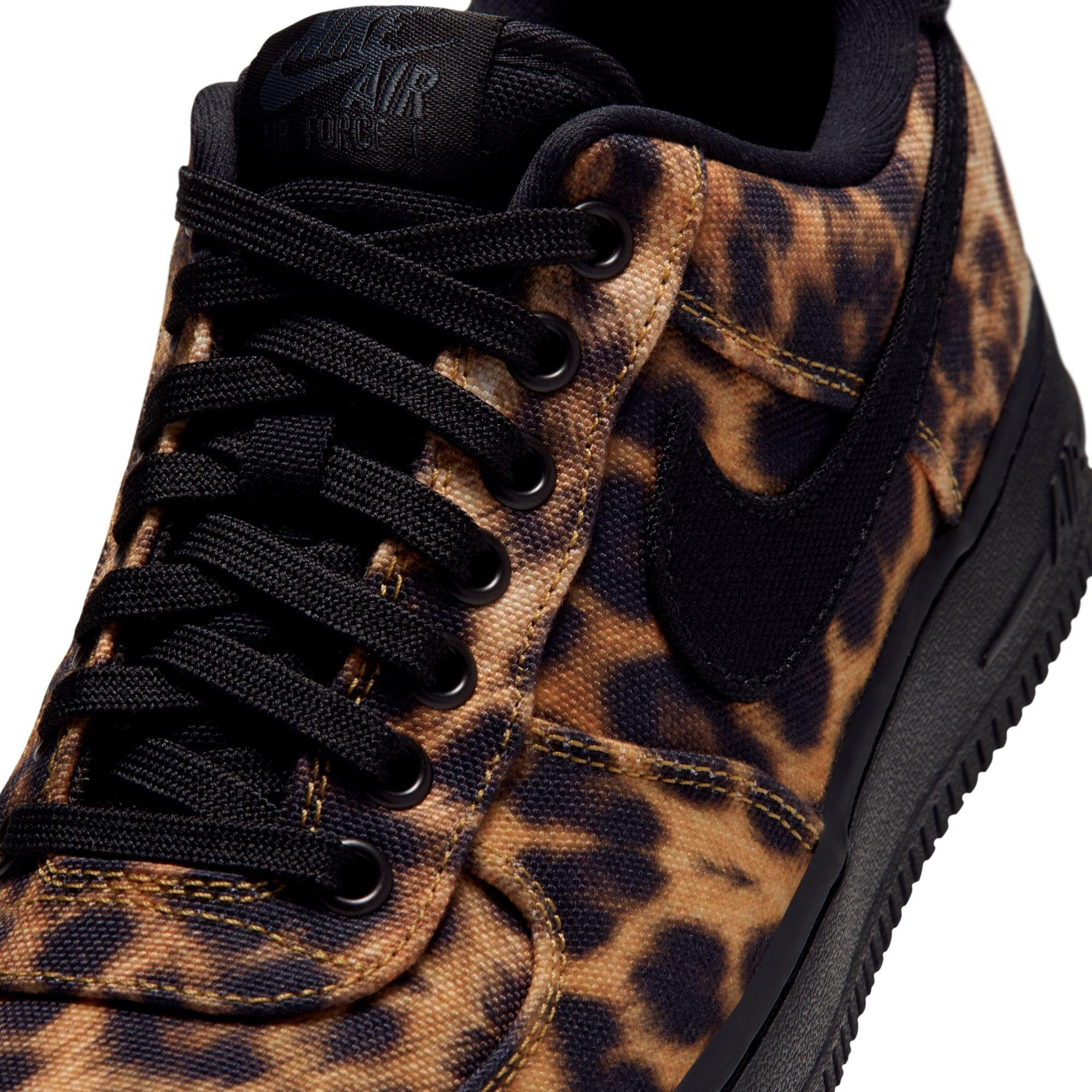 Nike Air Force 1 '07 SE Leopard "Black/Bucktan/Desert Ochre" Women's Shoe - BLACK/MULTI