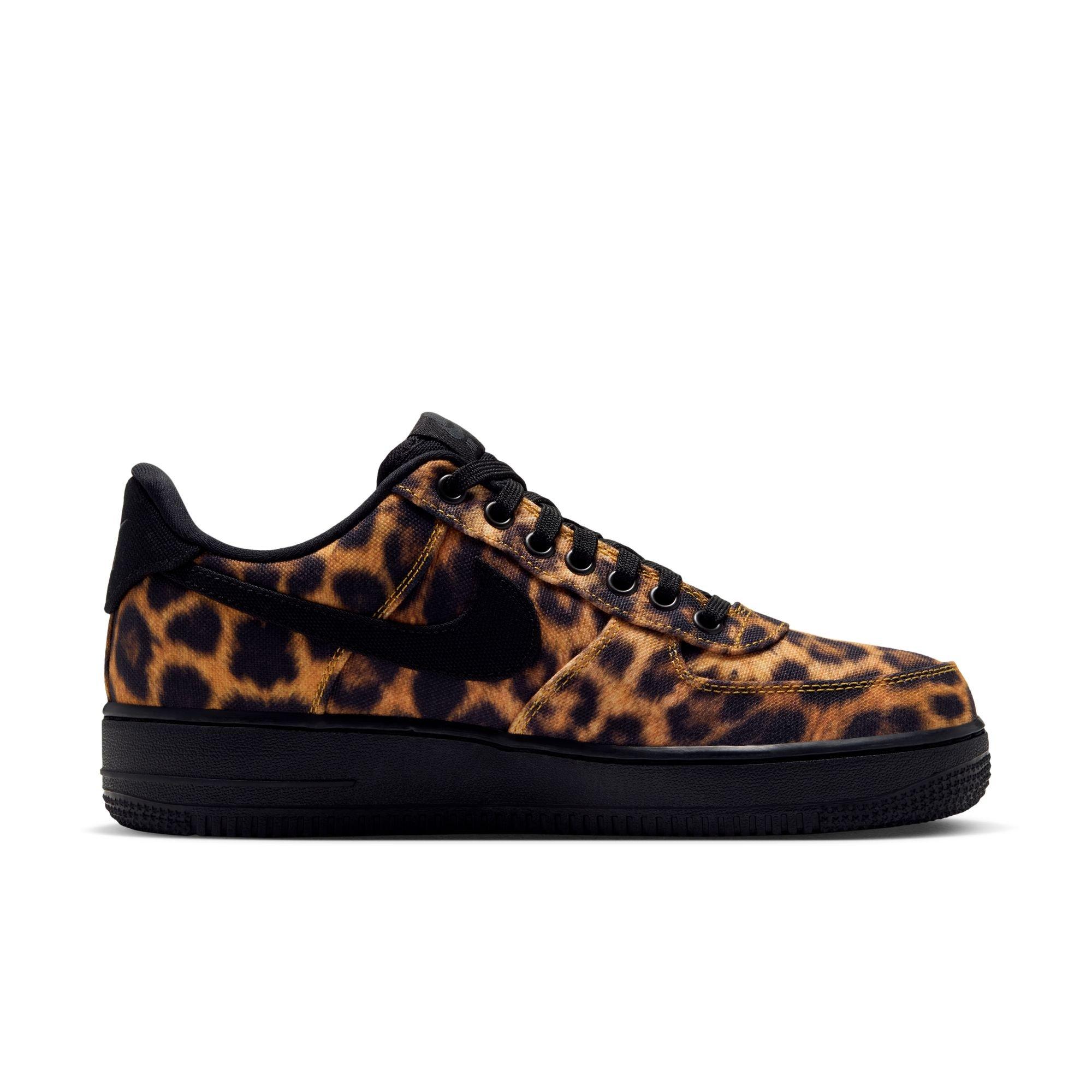 Nike Air Force 1 '07 SE Leopard "Black/Bucktan/Desert Ochre" Women's Shoe - BLACK/MULTI