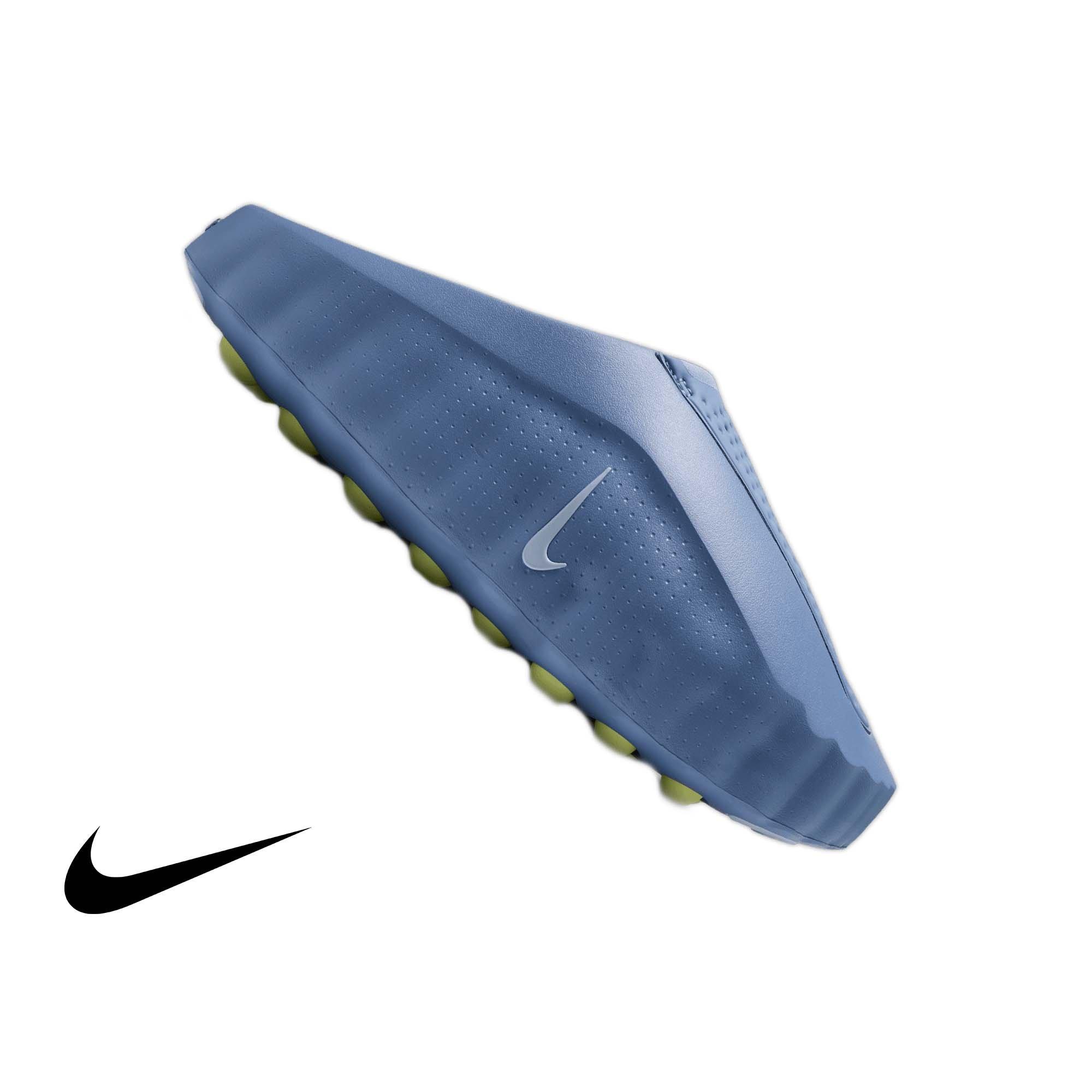 Nike Mind 001 "Work Blue" Men's Pregame Mule - WORK BLUE/HYDROGEN BLUE/LT LEMON TWIST