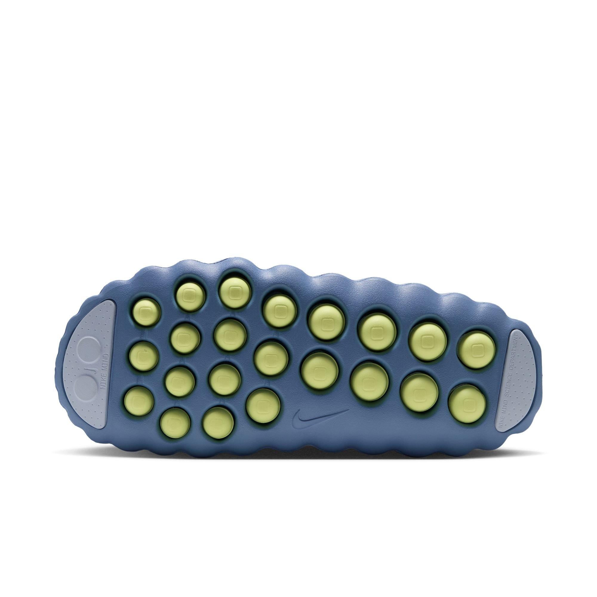 Nike Mind 001 "Work Blue" Men's Pregame Mule - WORK BLUE/HYDROGEN BLUE/LT LEMON TWIST