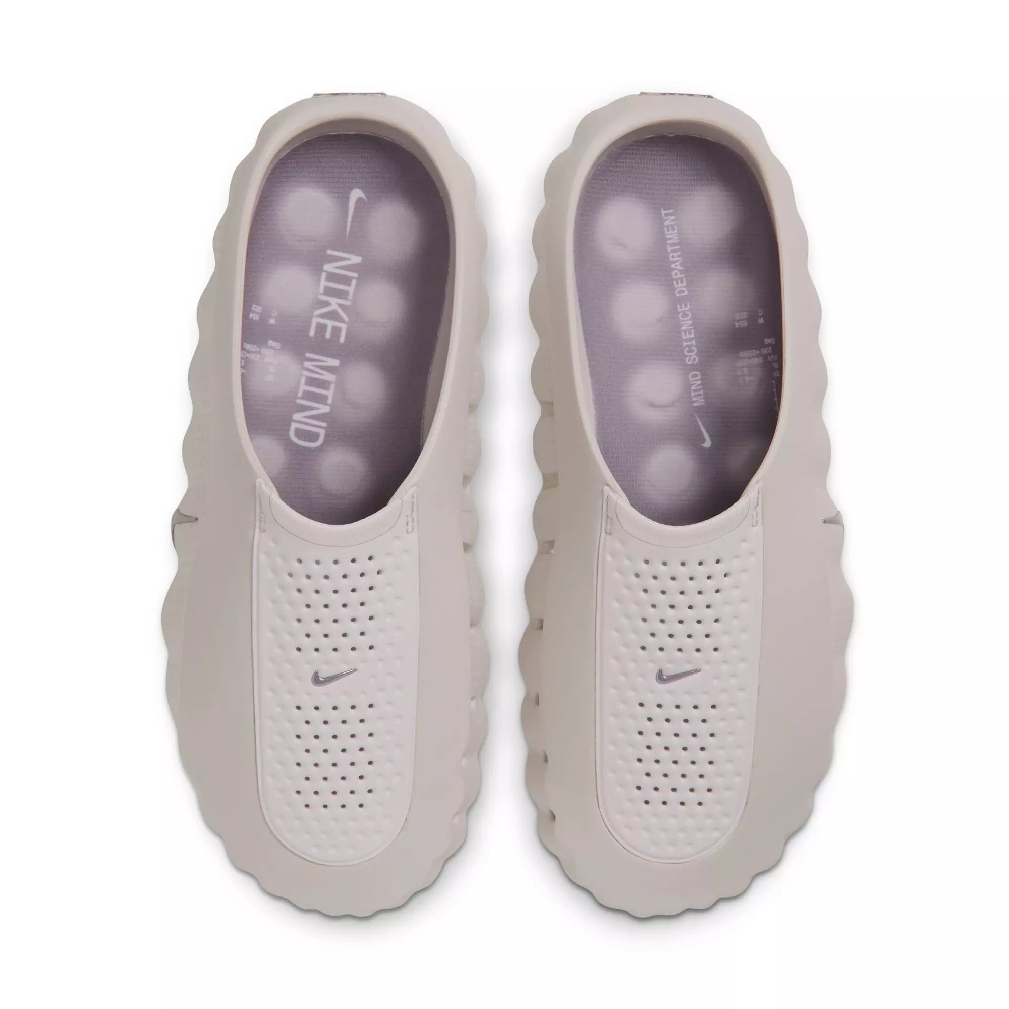 Nike Mind 001 "Vast Grey" Men's Pregame Mule - PURPLE SMOKE/VAST GREY/SILVER LILAC